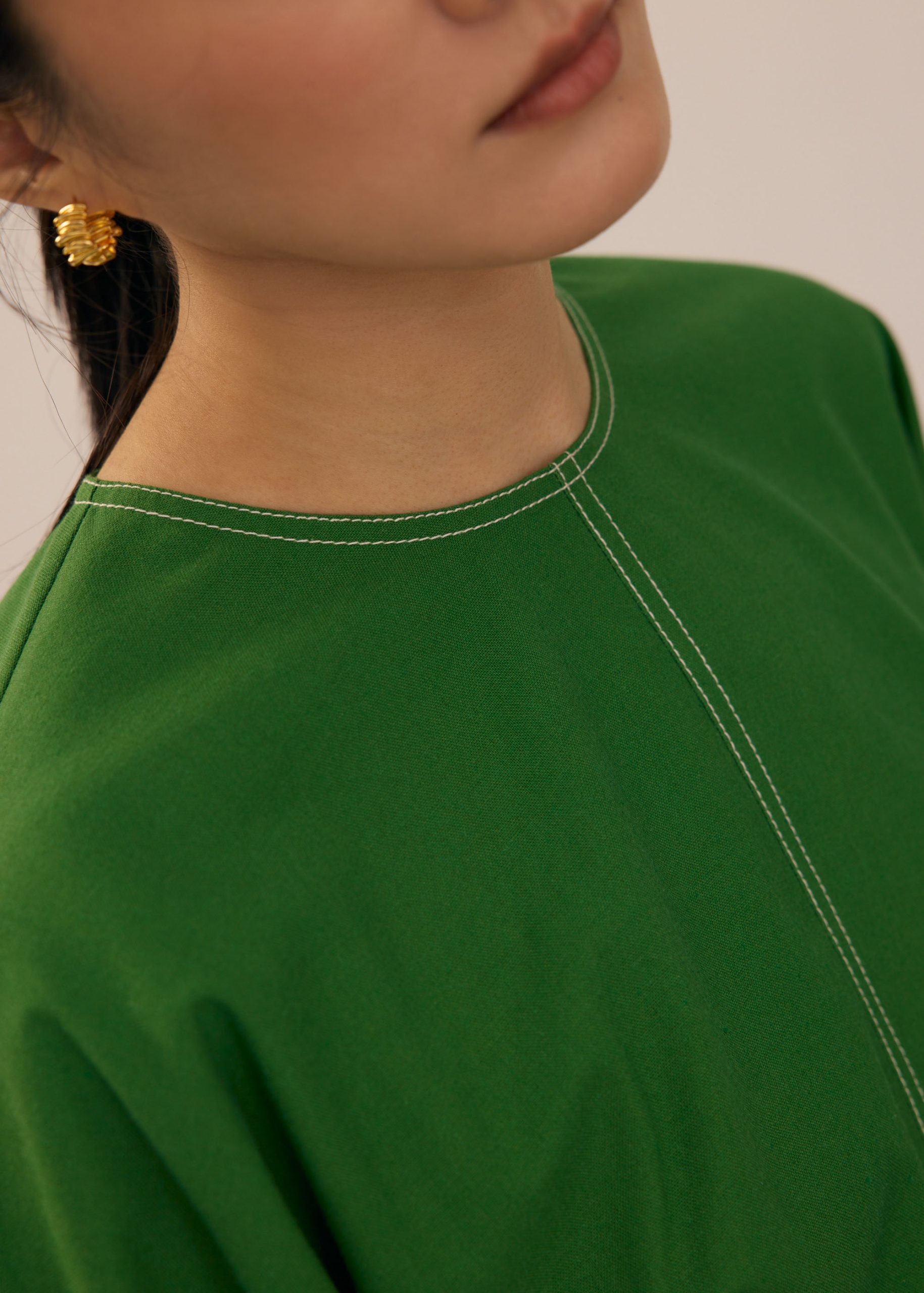 Round Neck Batwing Tunic Top - Image 12