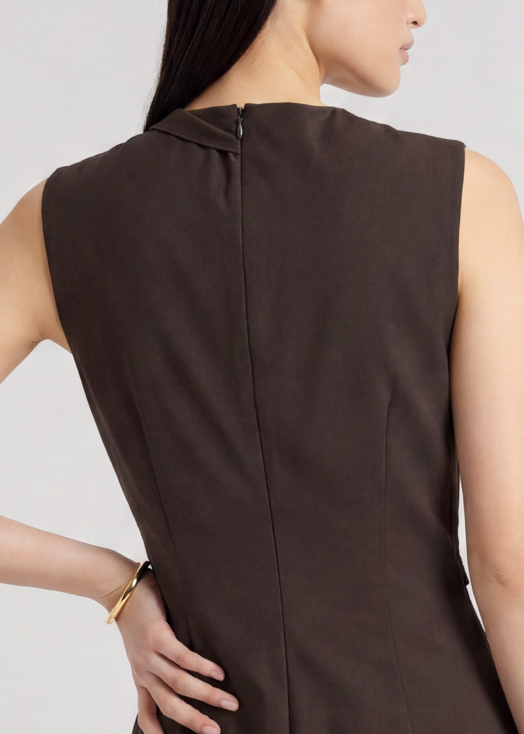 Jisoo Cool-Touch Suiting Dress - Image 5