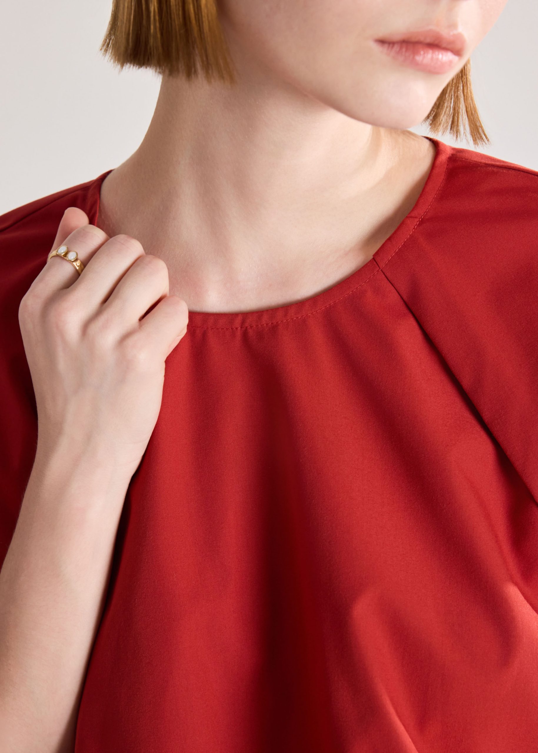 Poplin Balloon Crop Top - Image 12