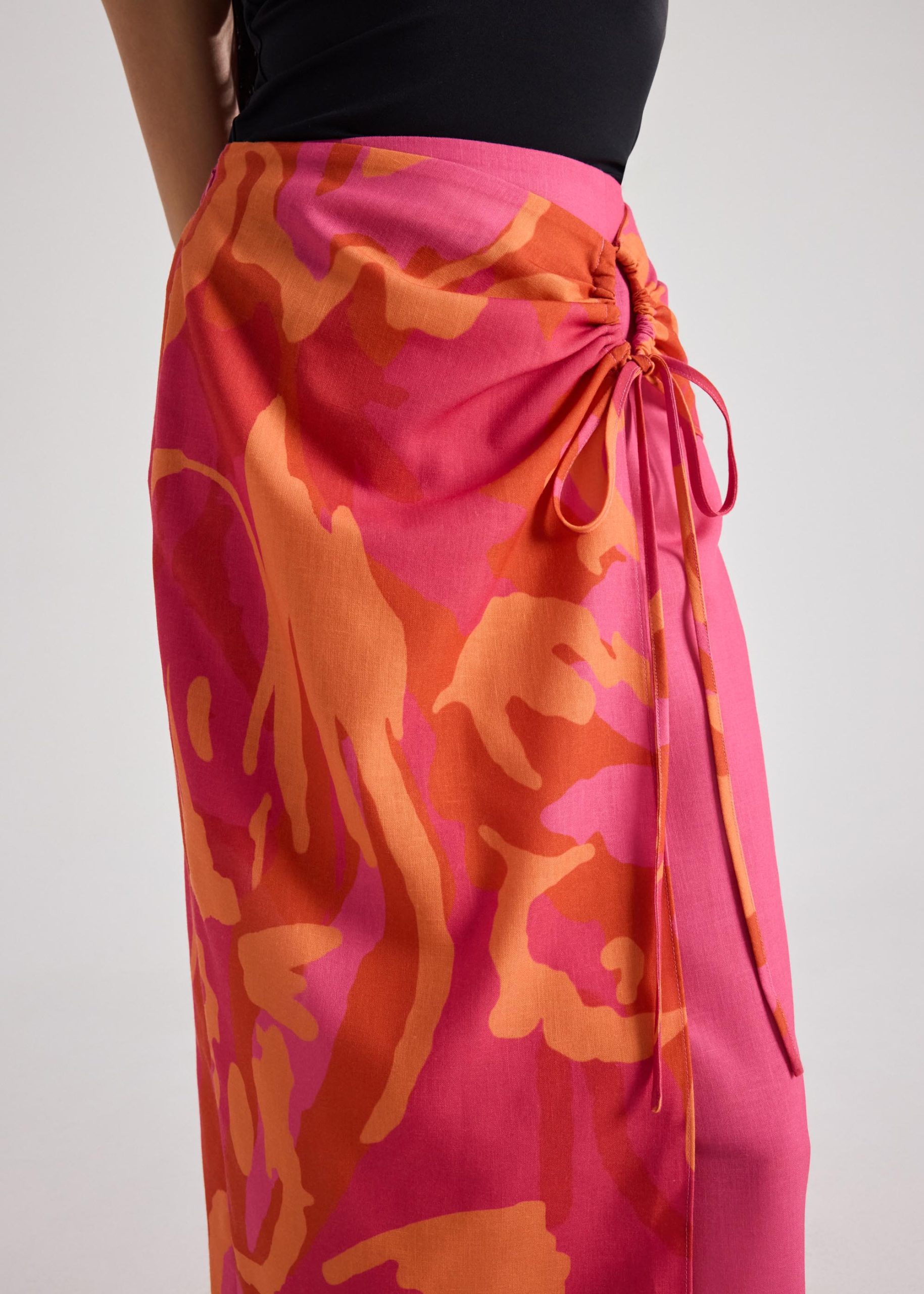 Printed Column Skirt - Image 6