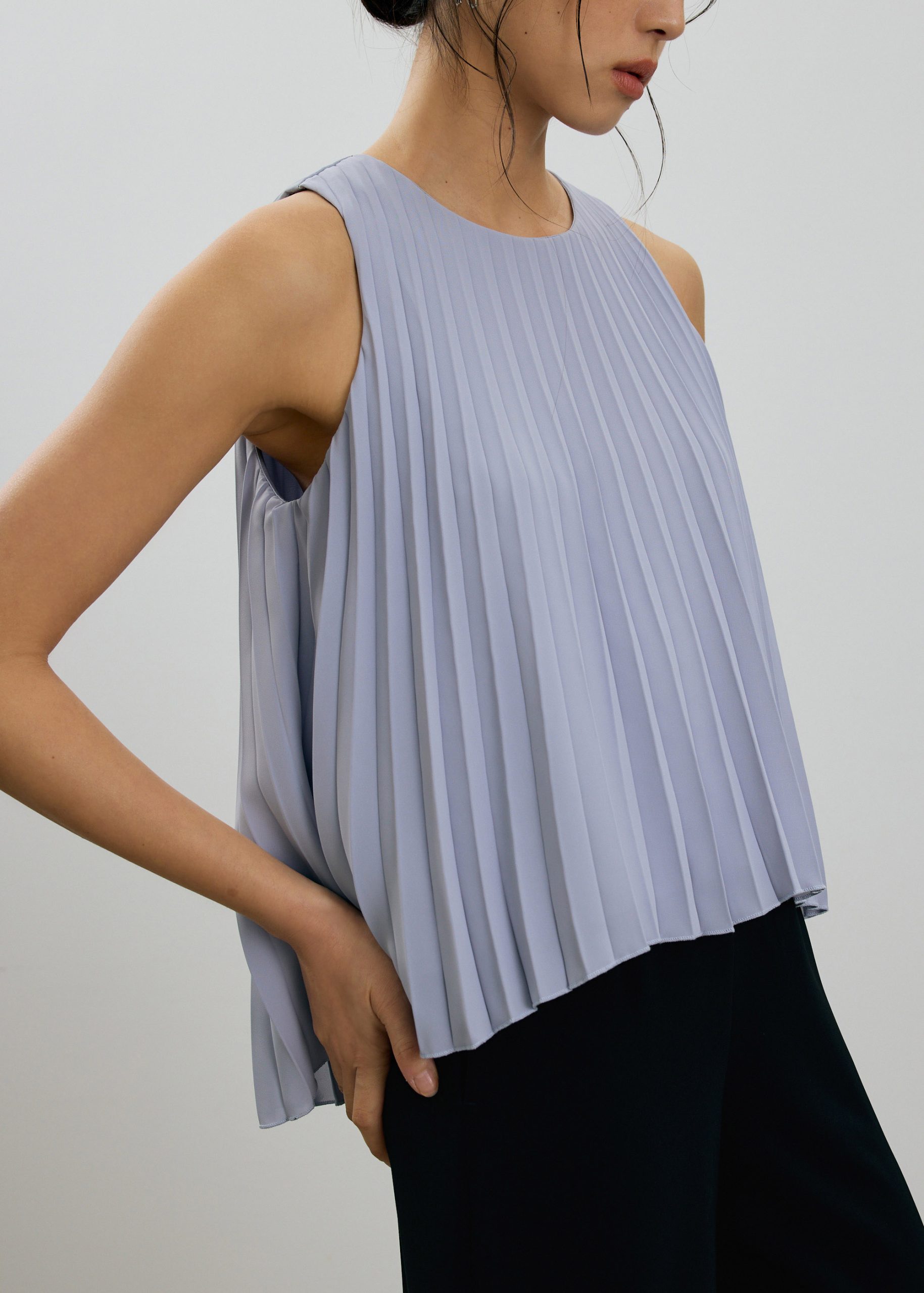 Wei Sunray Pleated Trapeze Shell Top - Image 17