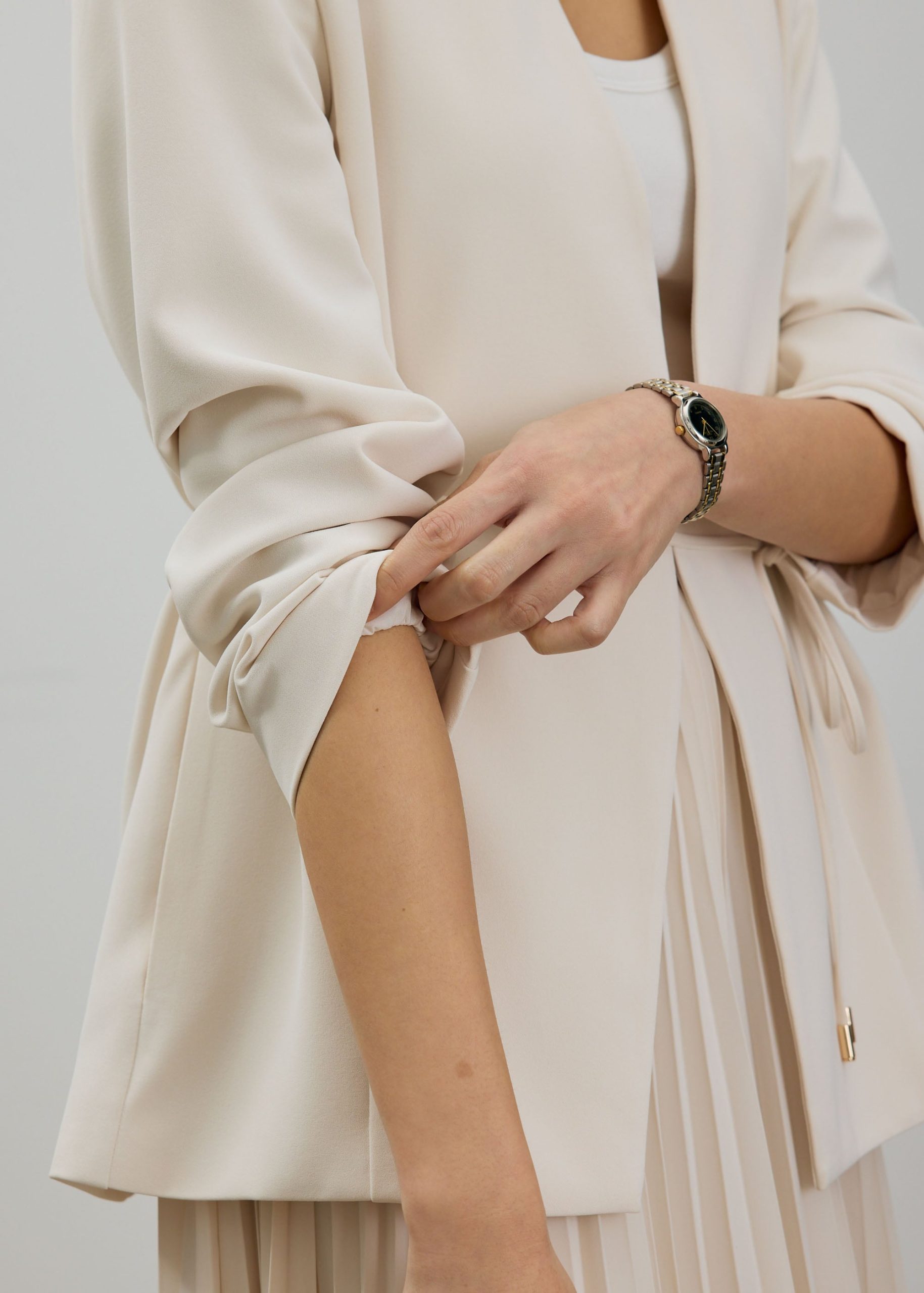 RuchedReady® Moira Belted Collarless Blazer - Image 9
