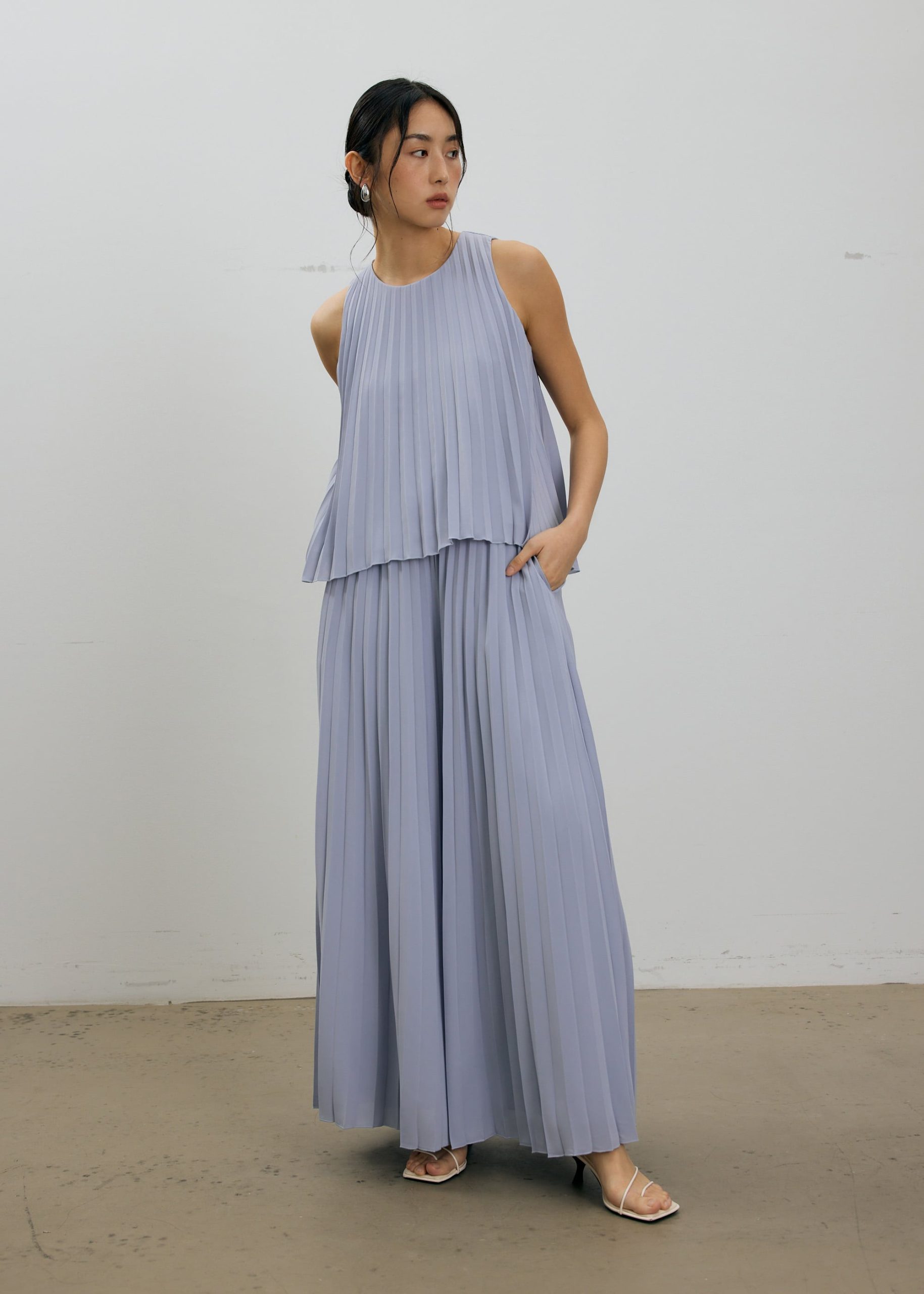 Wei Sunray Pleated Trapeze Shell Top - Image 15