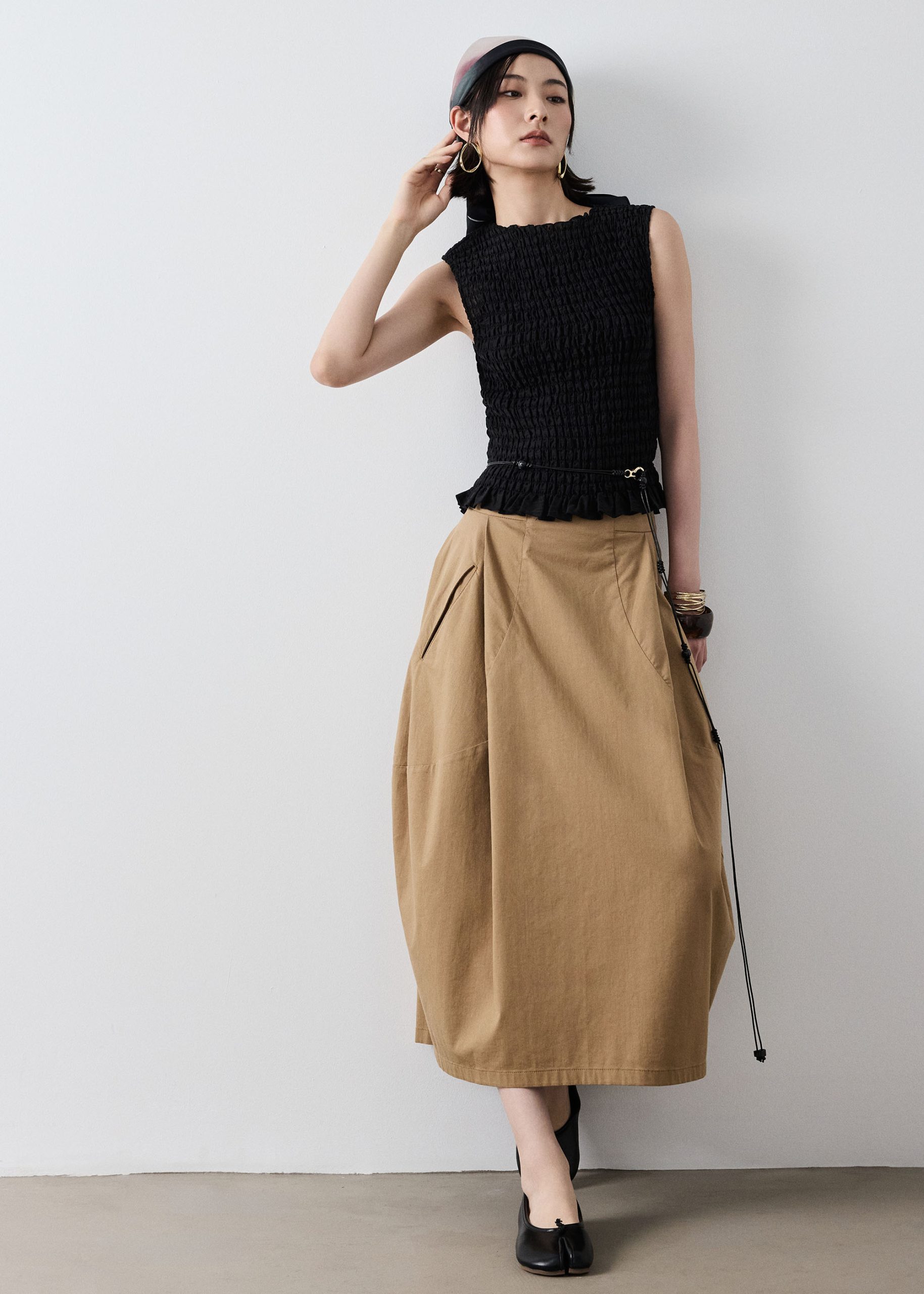 Lyocell Smocked Top - Image 8