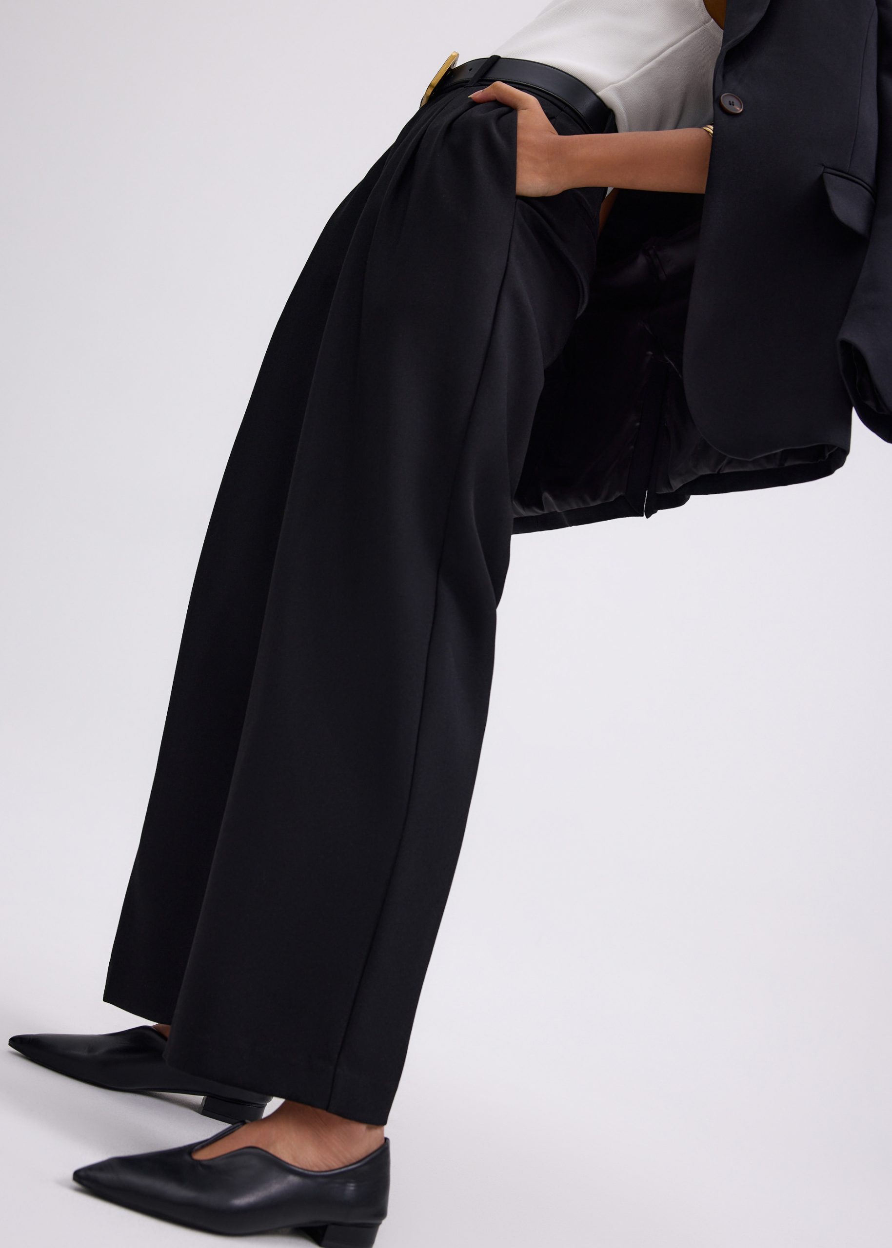 Lana Relaxed Tailored Pants - Image 7