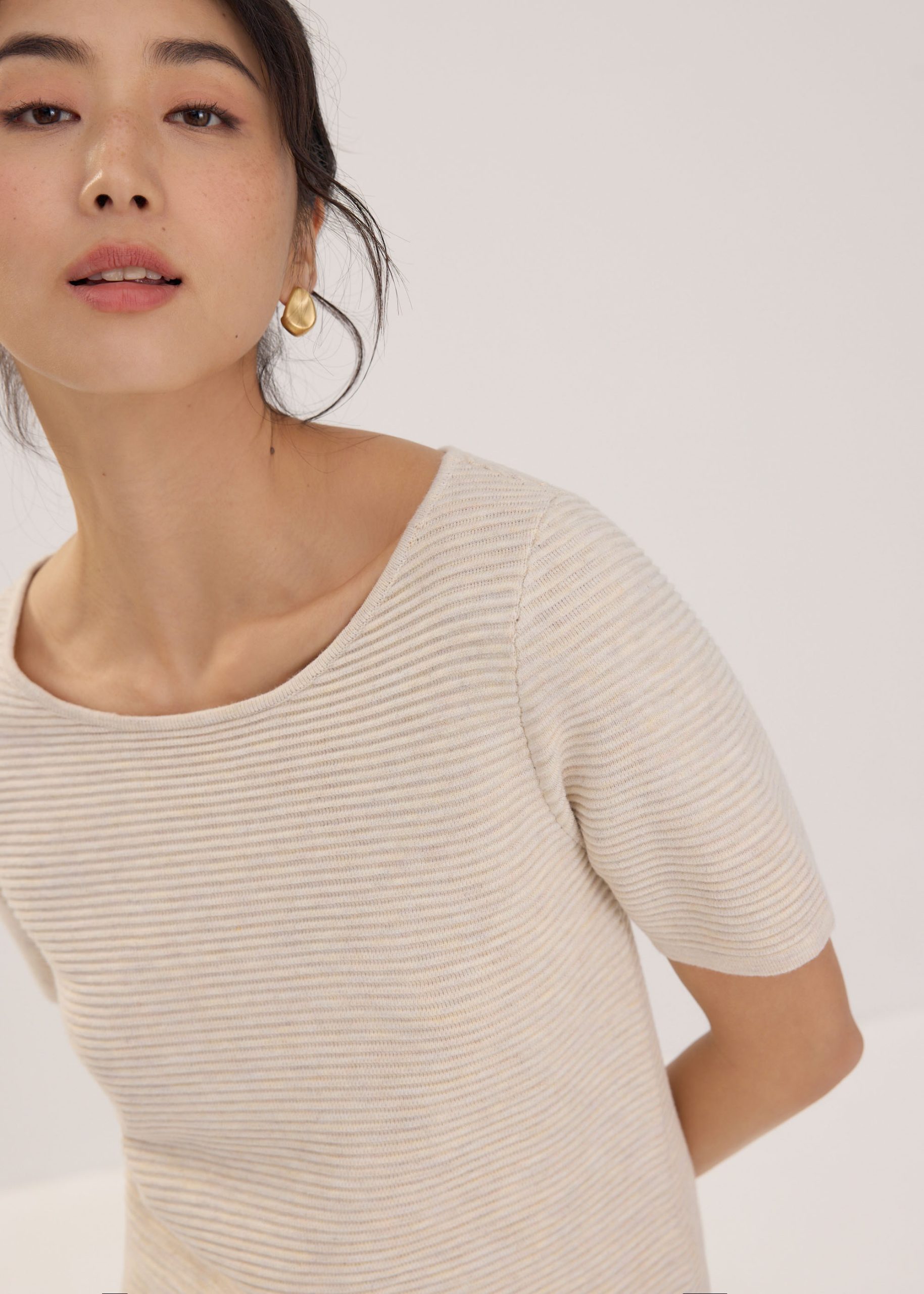 Scoop Neck Shift Mini Dress - Image 3