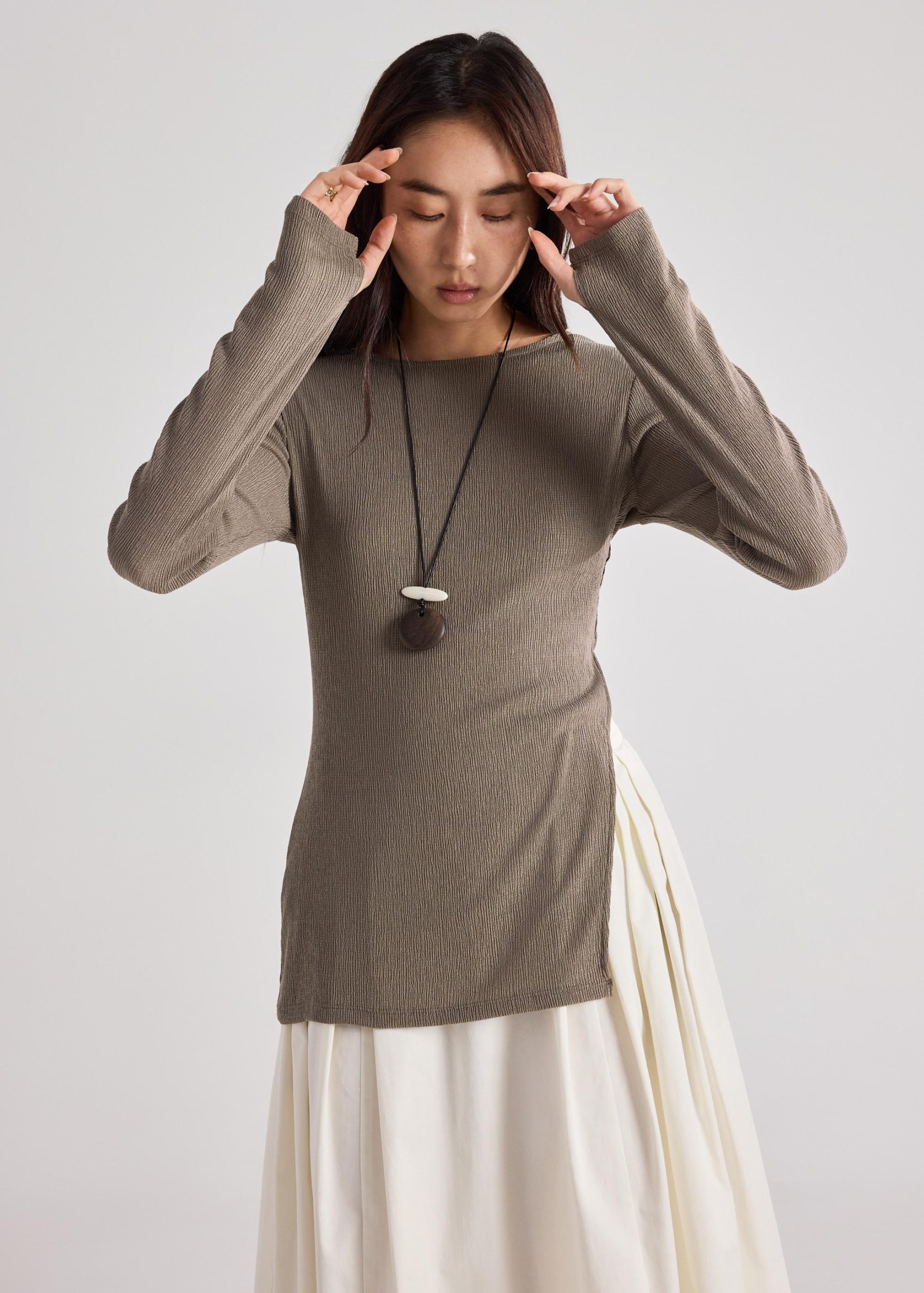 Side Slit Fitted Top - Image 10