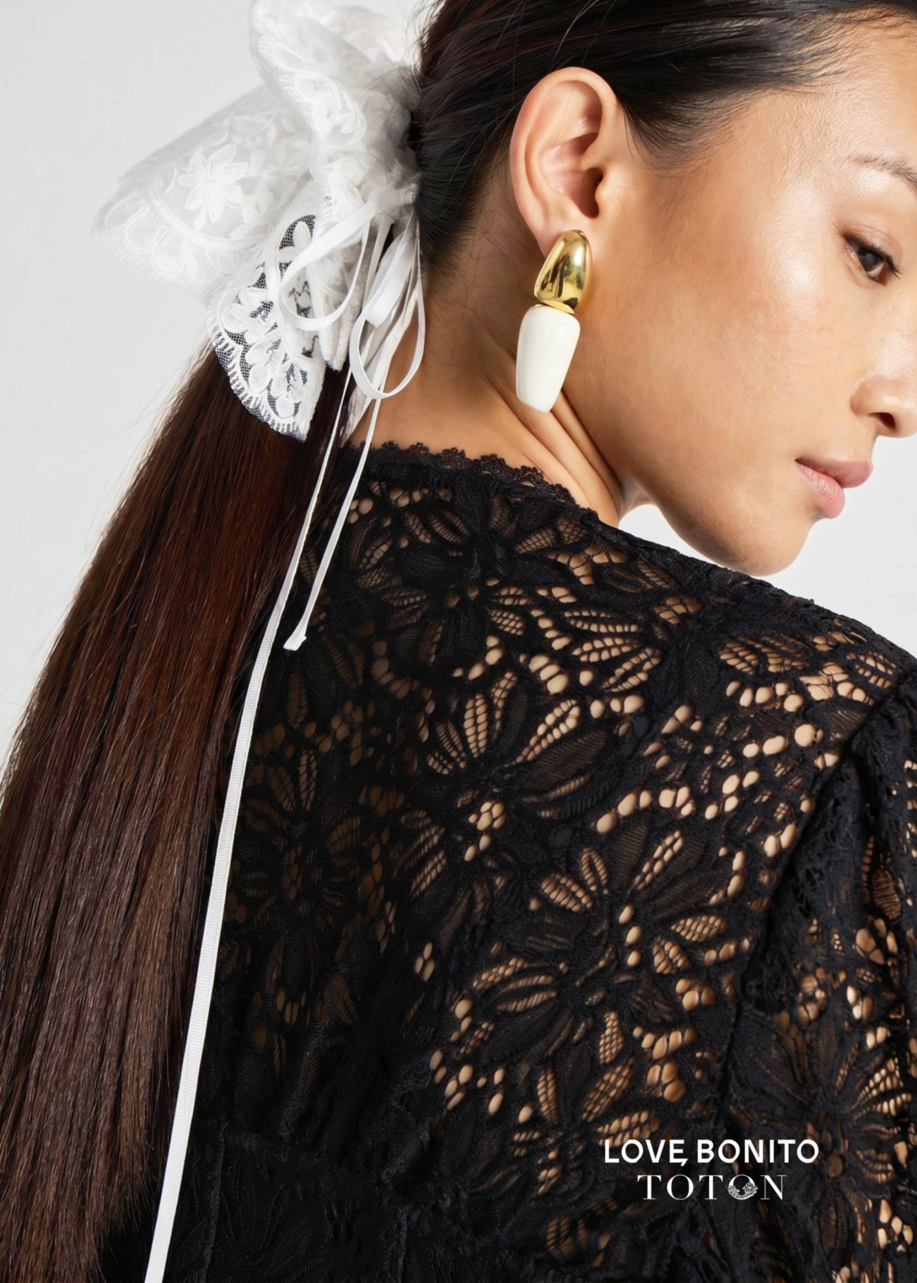 Love, Bonito x TOTON Lace Scrunchie - Image 2