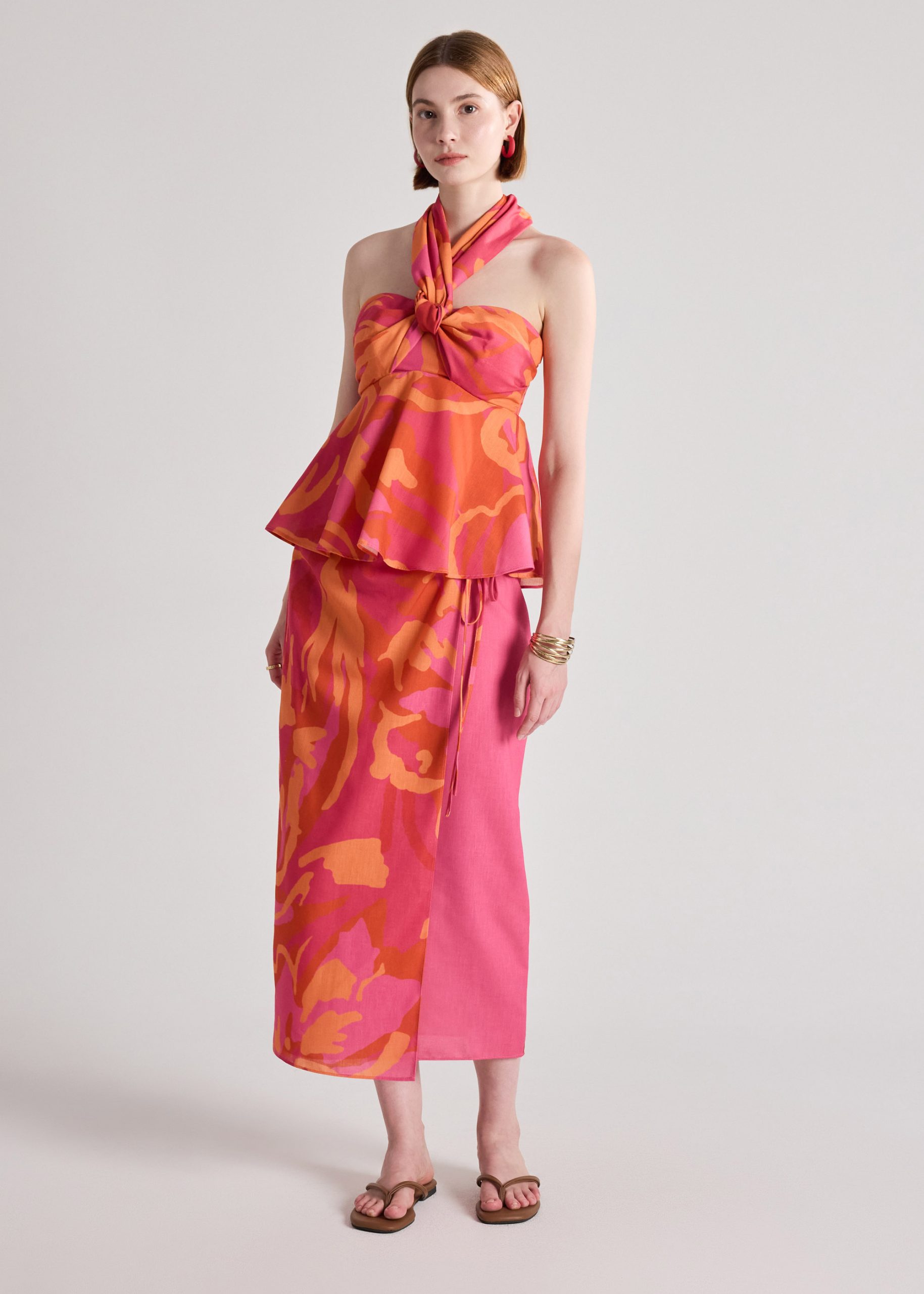 Printed Column Skirt - Image 8