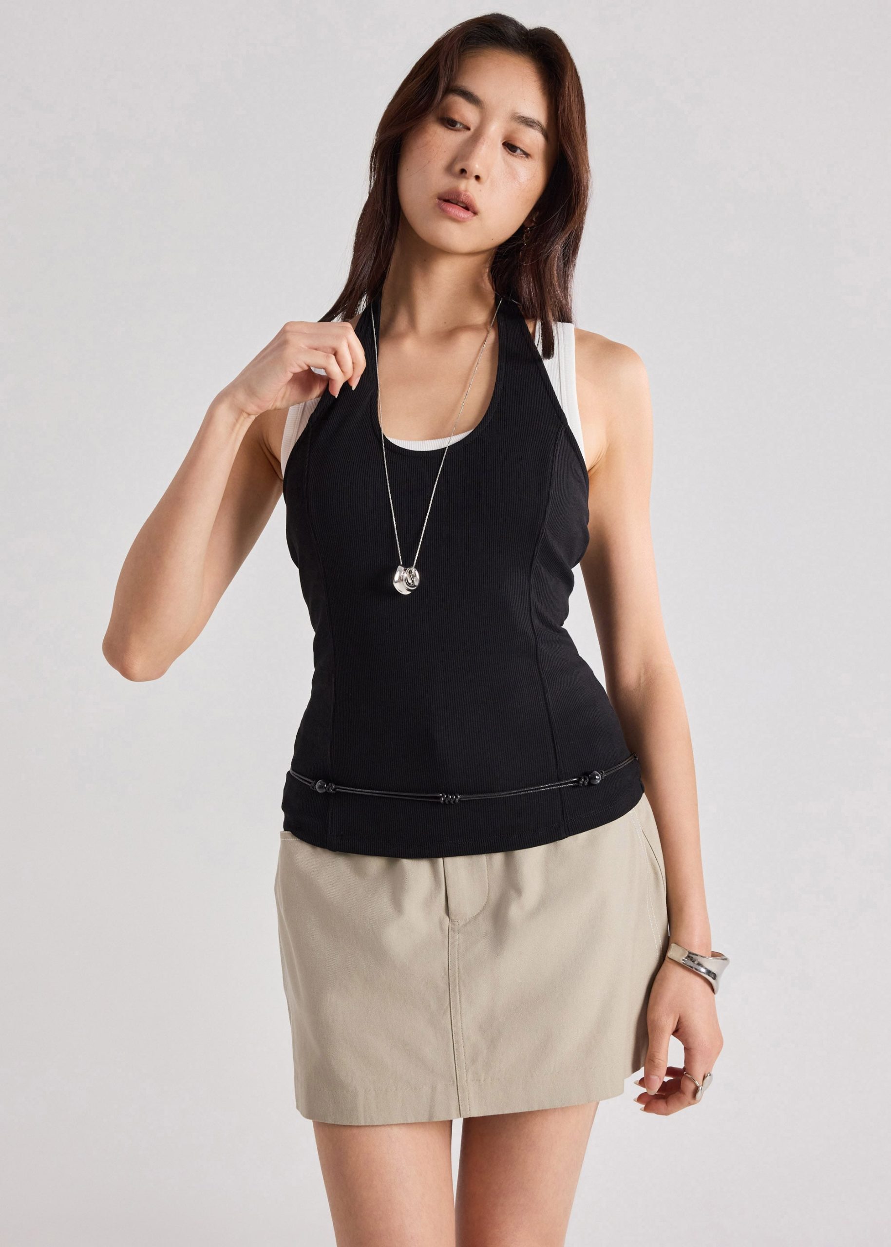 Halter Fitted Top - Image 2