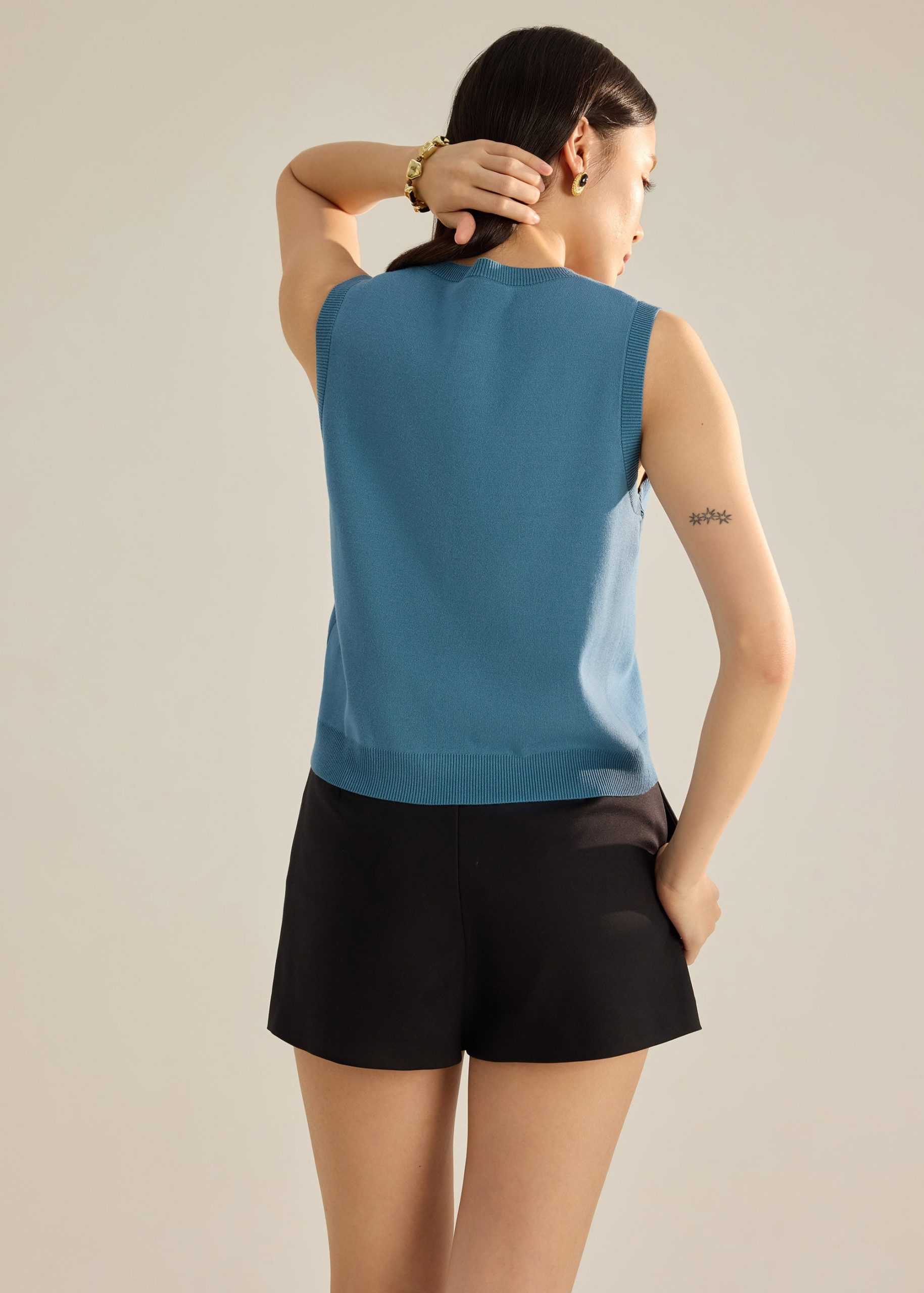 Anjali Scallop Edge Knit Top - Image 24