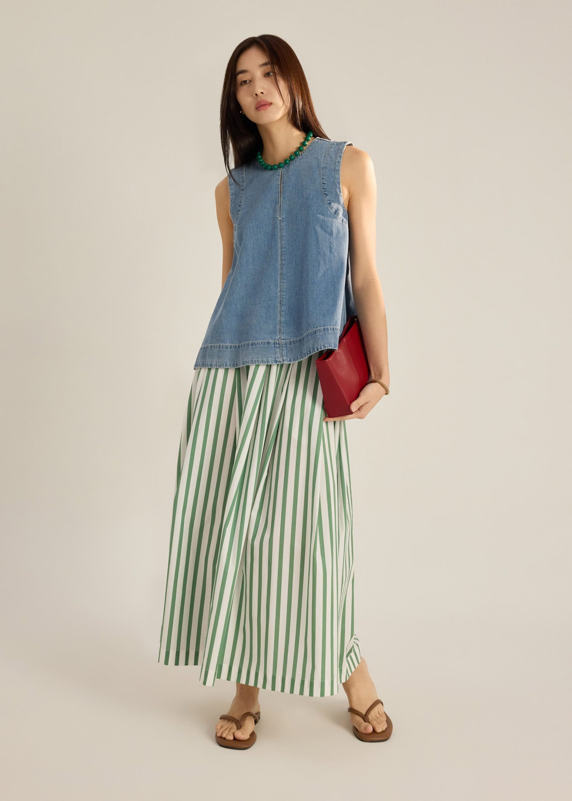 Denim Relaxed Shell Top - Image 7