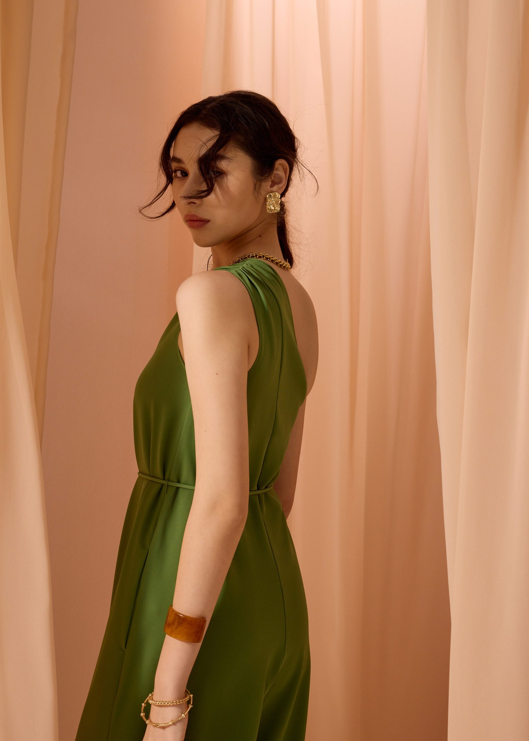 Leggy??Kanda Asymmetric Flare Jumpsuit - Image 19
