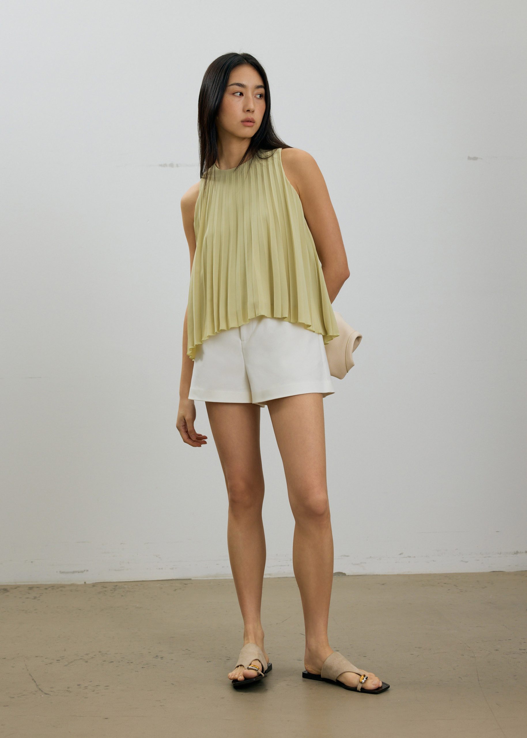 Wei Sunray Pleated Trapeze Shell Top - Image 21