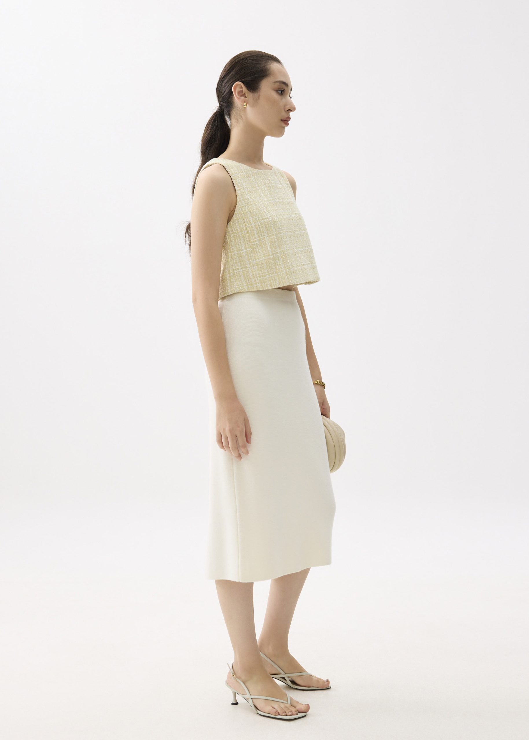 Kaori Tweed Crop Shell Top - Image 14