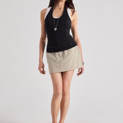Halter Fitted Top