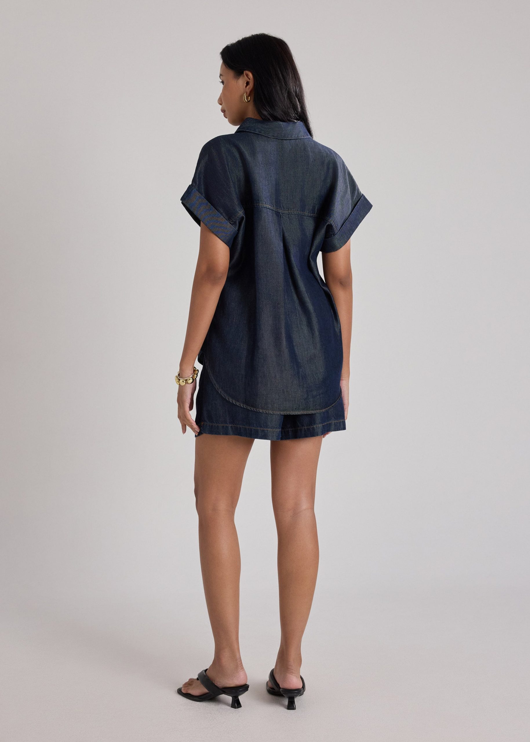 Winnie Lyocell Chambray Relaxed Shirt - Image 4