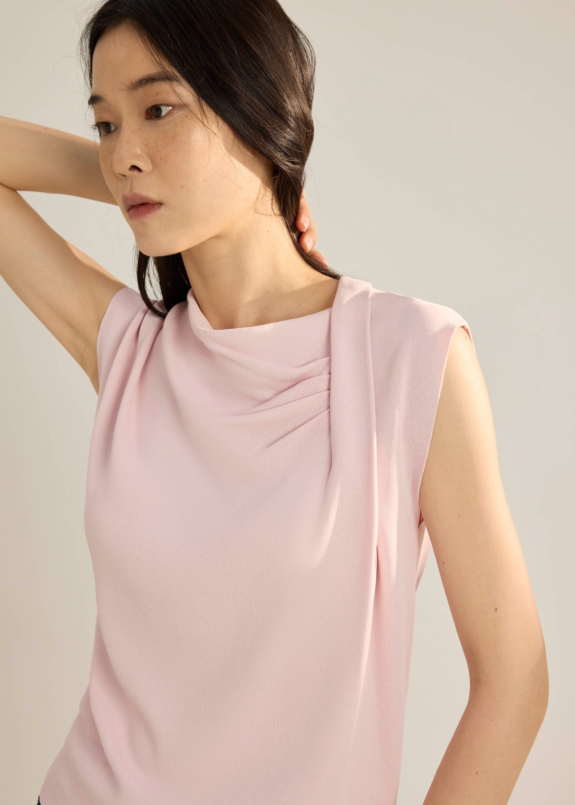 Chelsea Knit Cowl Neck Top - Image 14