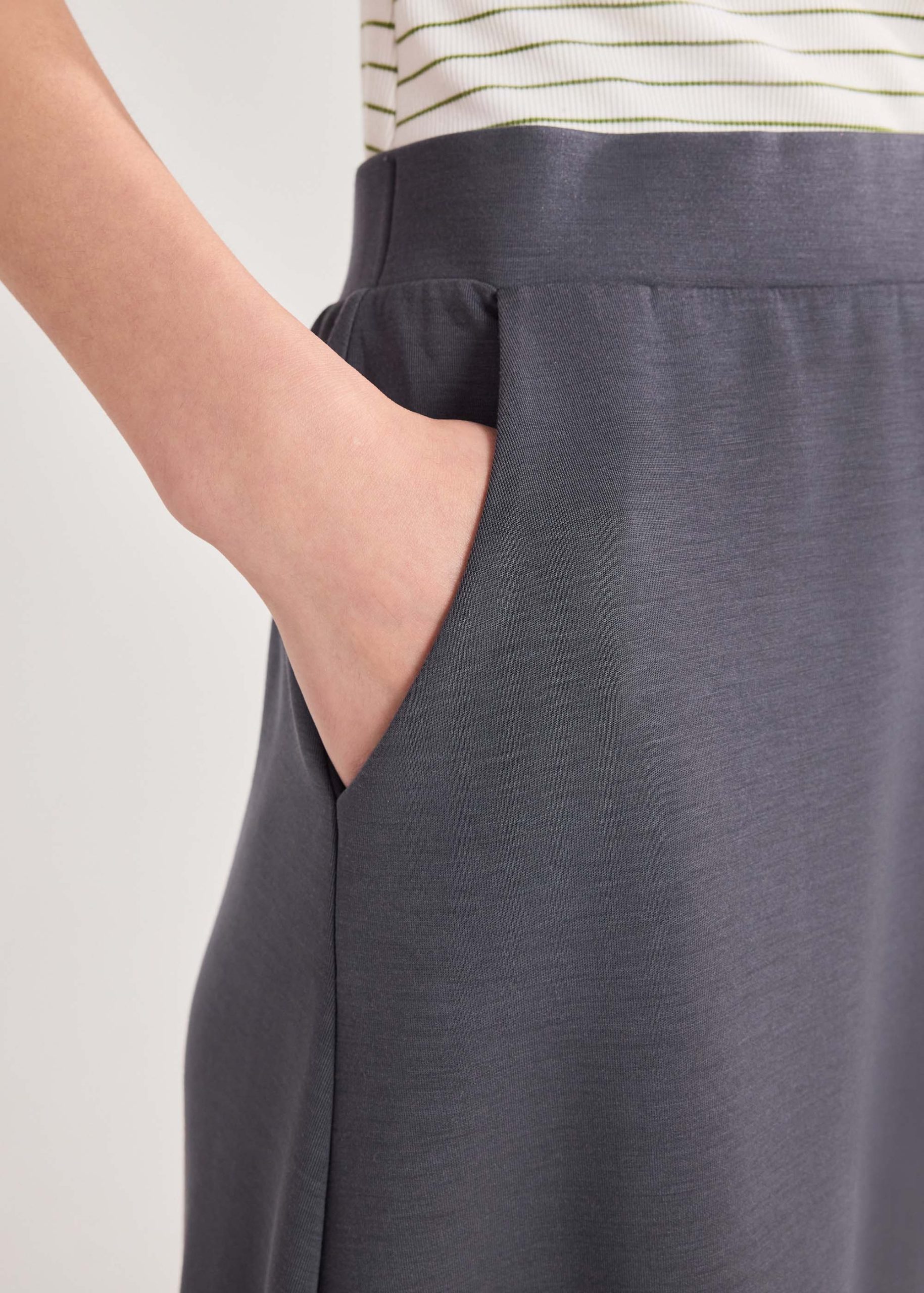 Neoprene A-line Skirt - Image 12