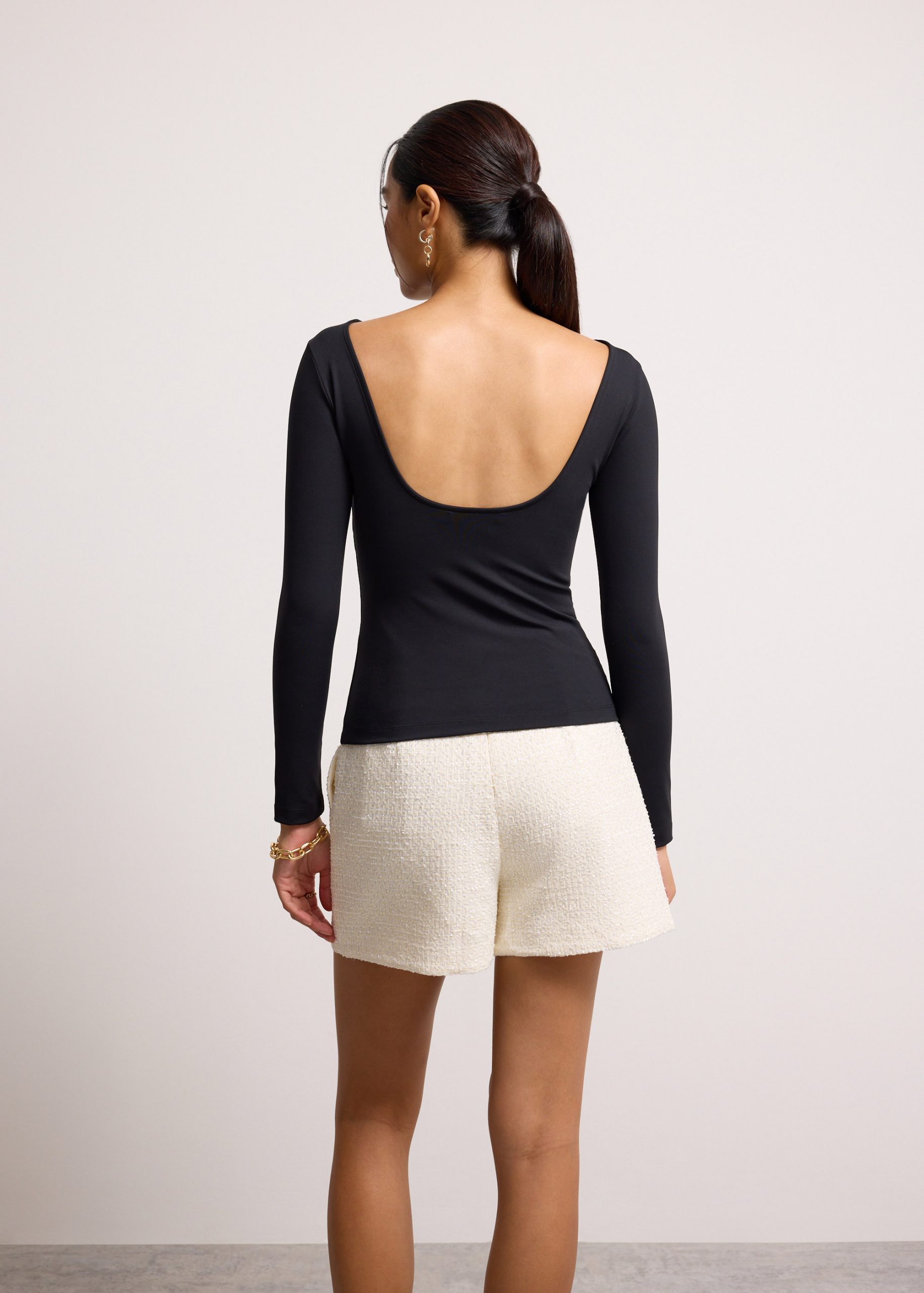 BraFree by LB Xinyi Jersey Boat Neck Fitted Tee - Image 3