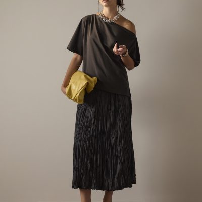 Jersey Relaxed Asymmetric Tee