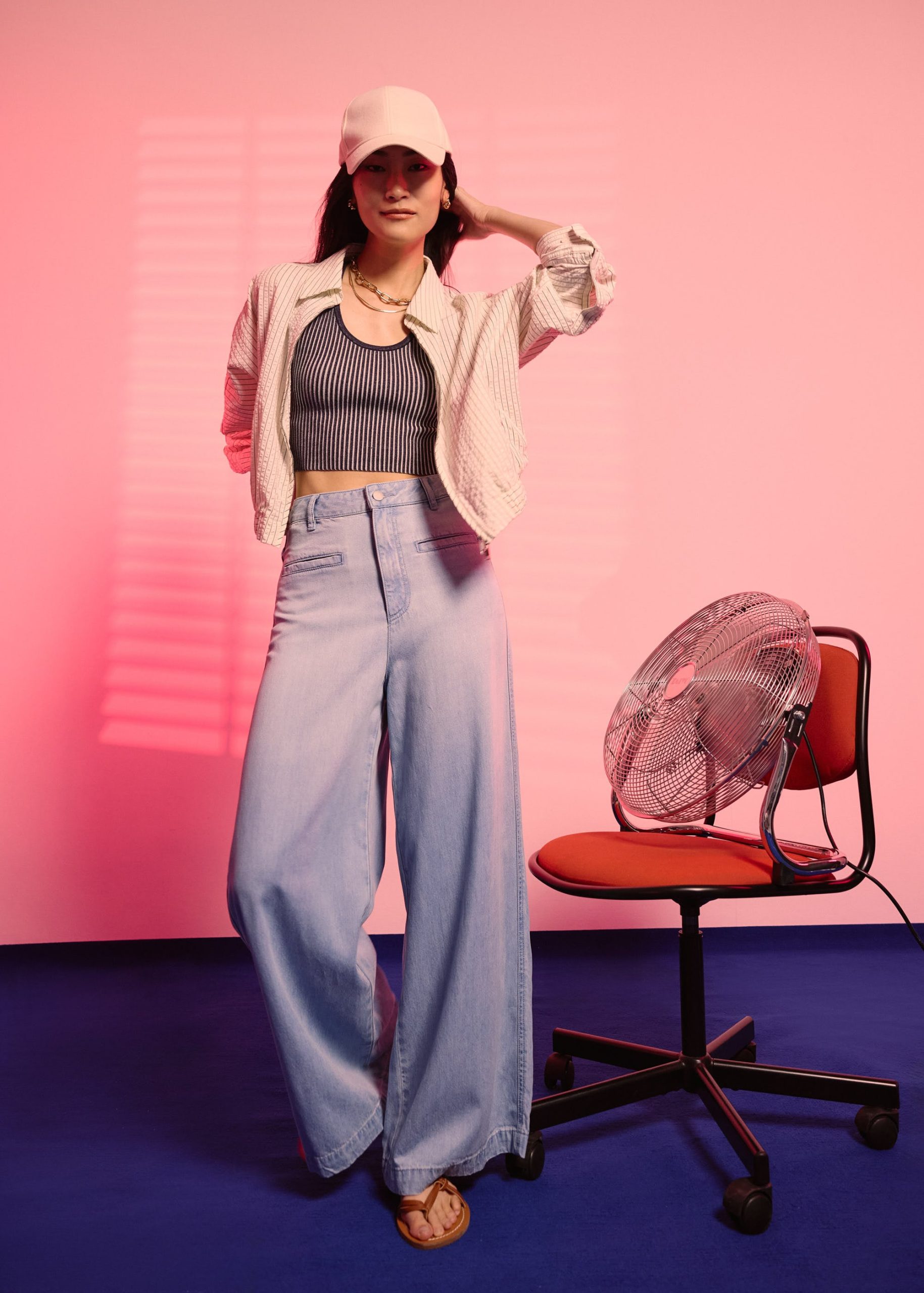 Leggy??Denim High Waist Wide Leg Jeans - Image 7