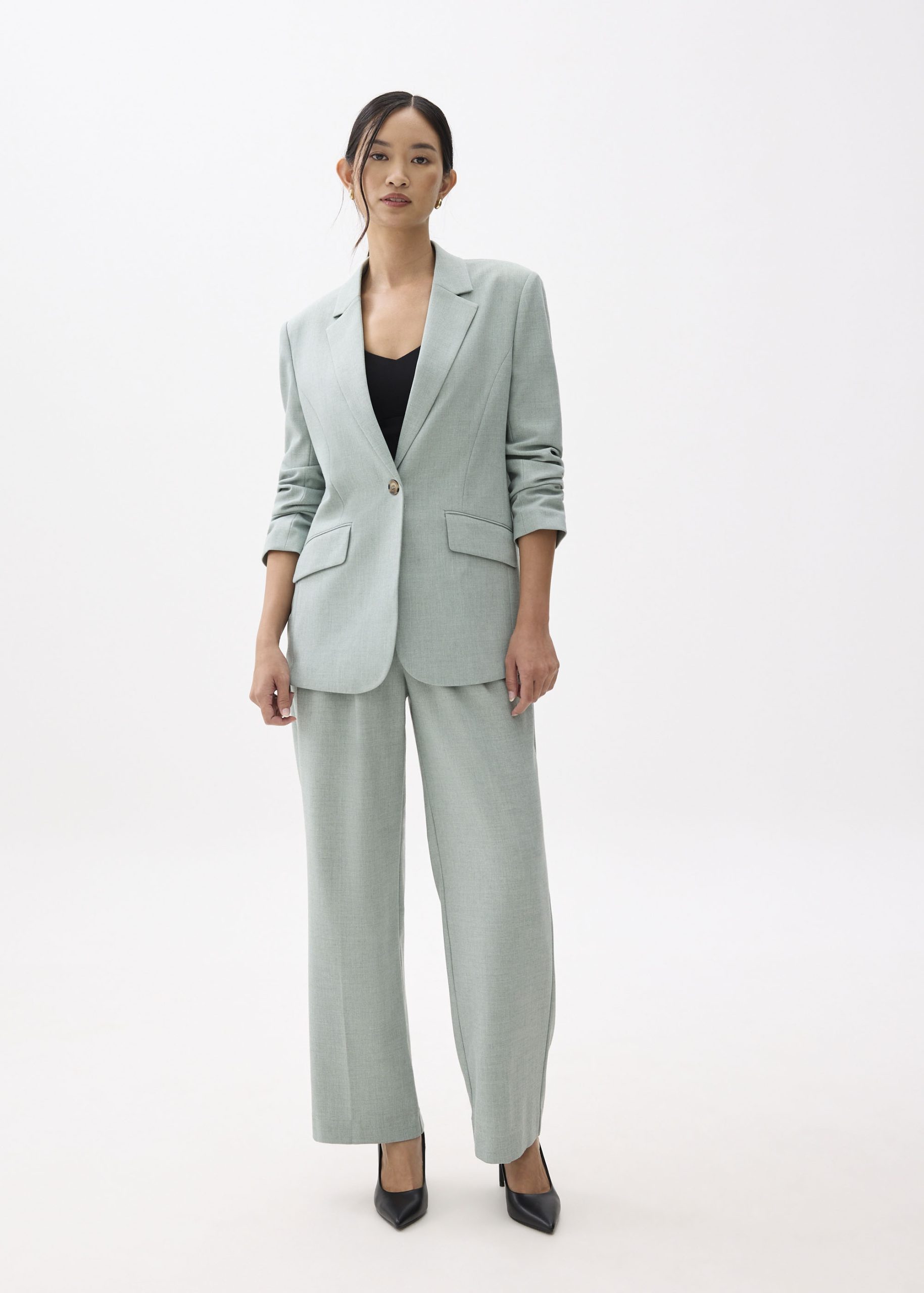 RuchedReady® Rachel Melange Blazer - Image 10