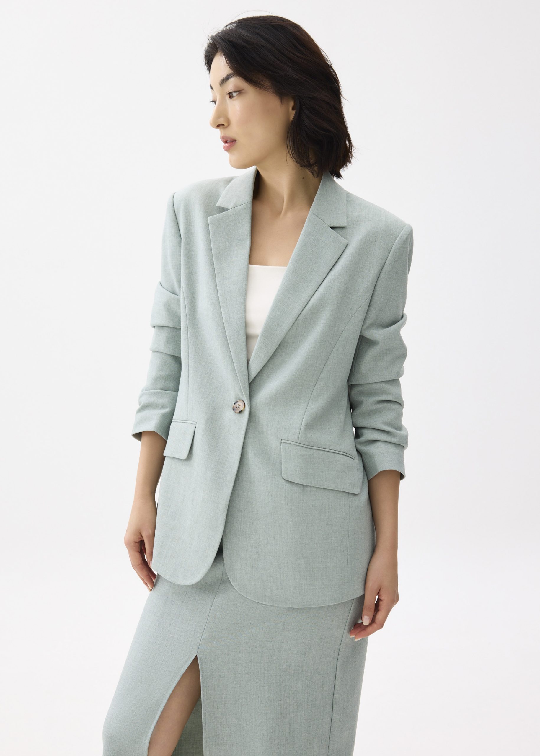 RuchedReady® Rachel Melange Blazer - Image 9