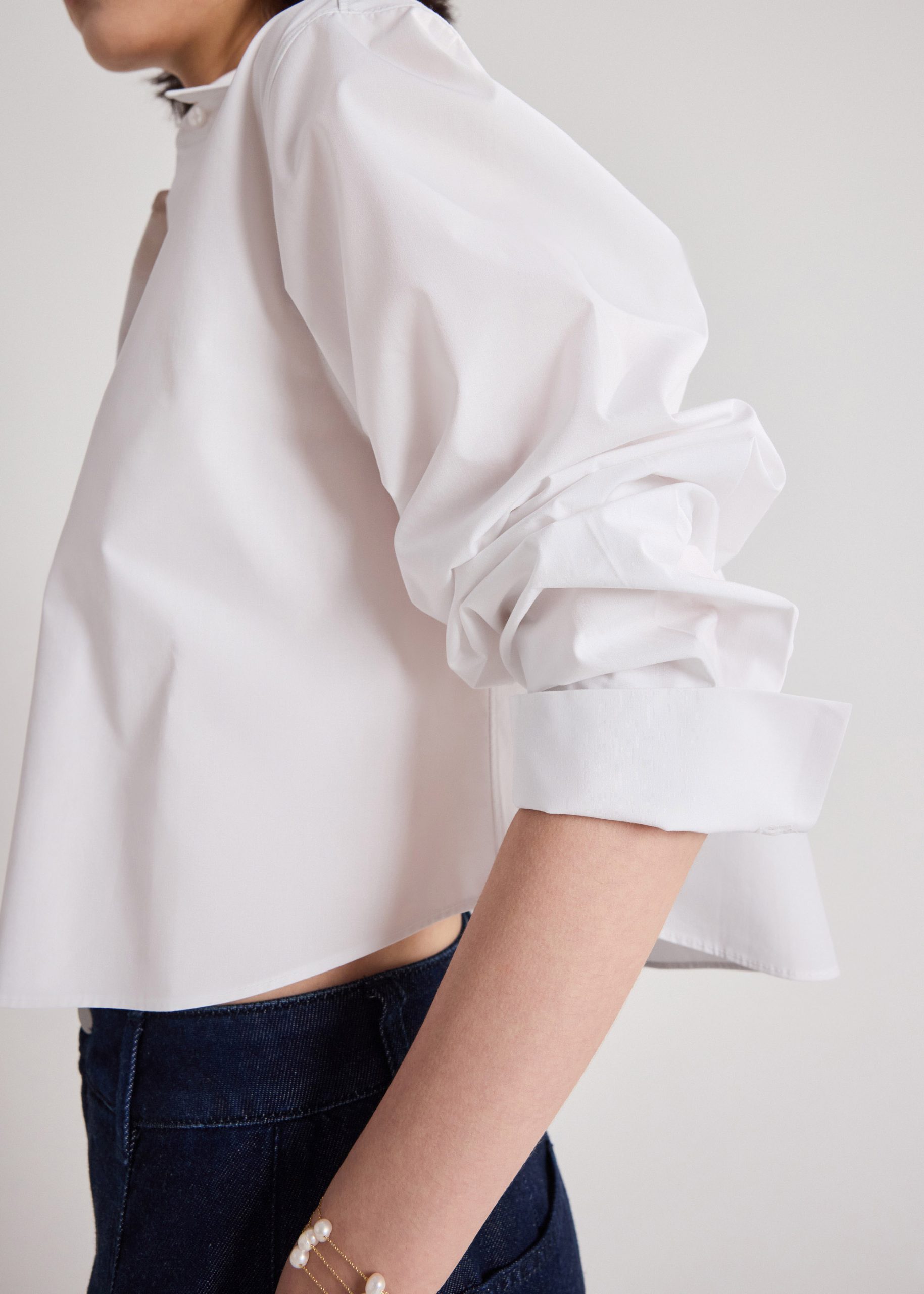 Riley RuchedReady® Crop Shirt - Image 13