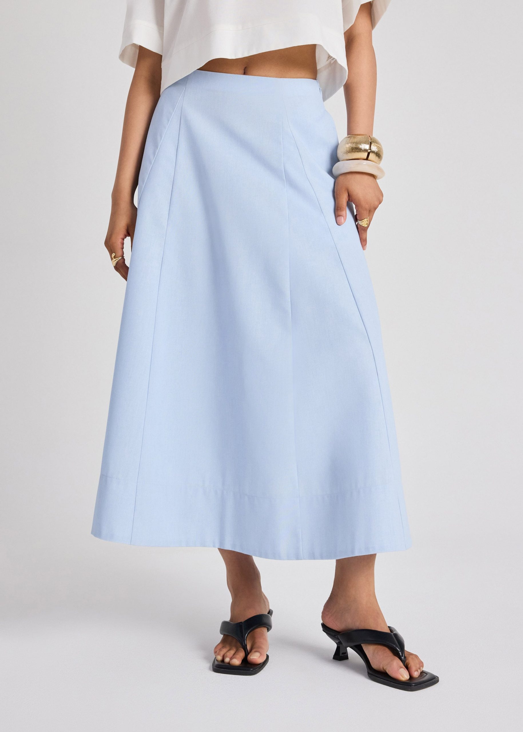 Sandra Flare Midaxi Skirt - Image 16
