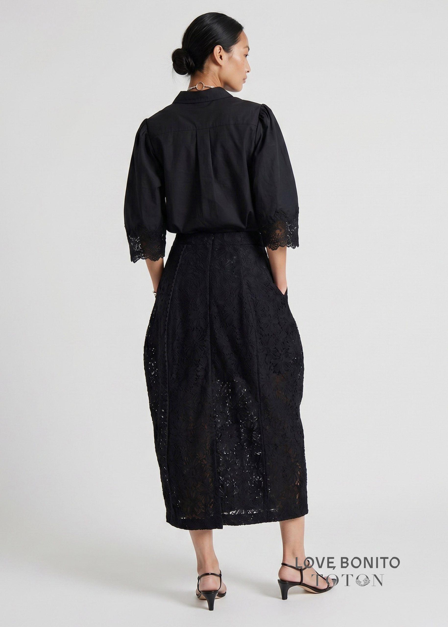 Love, Bonito x TOTON Lace Cocoon Skirt - Image 5