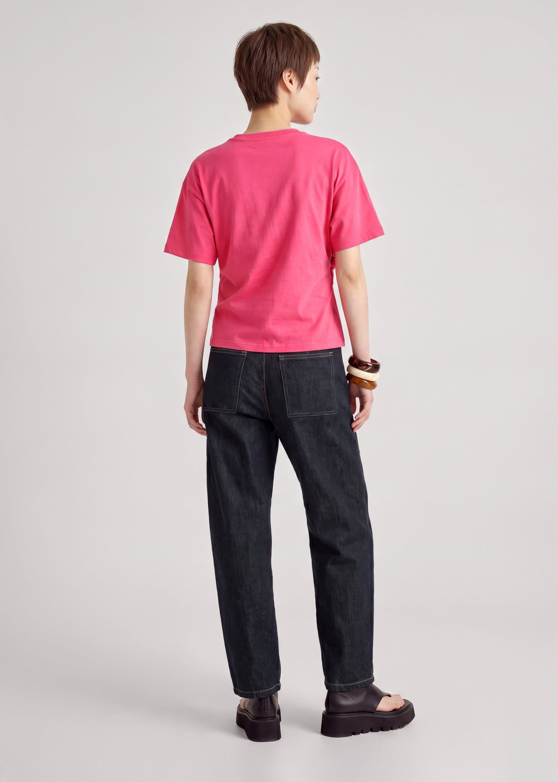 Cotton Rosette Tee - Image 9