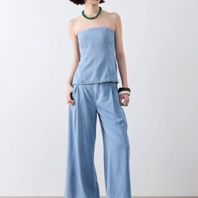 BraFree by LB Denim Tube Top