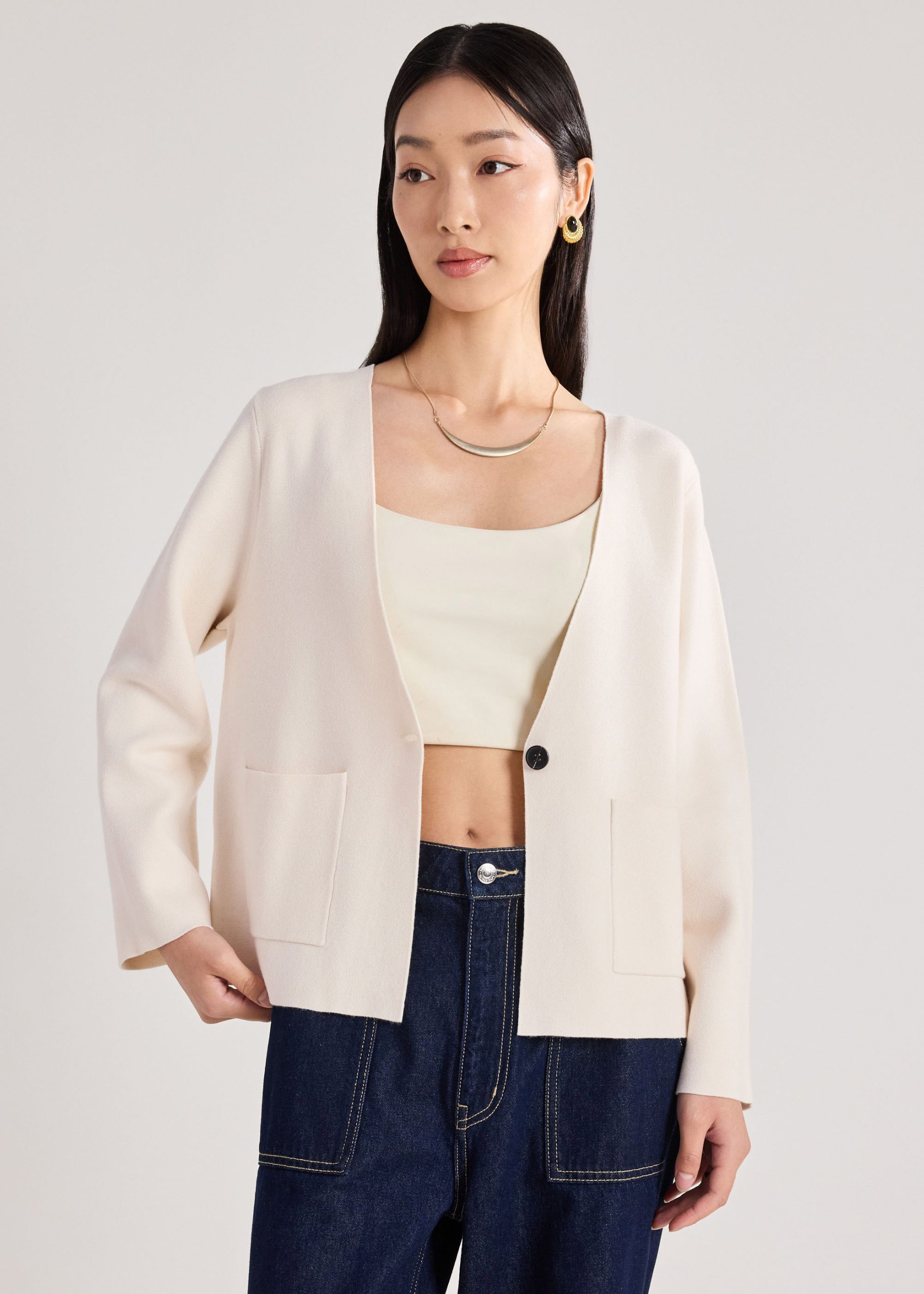 Knit Long Cardigan - Image 14