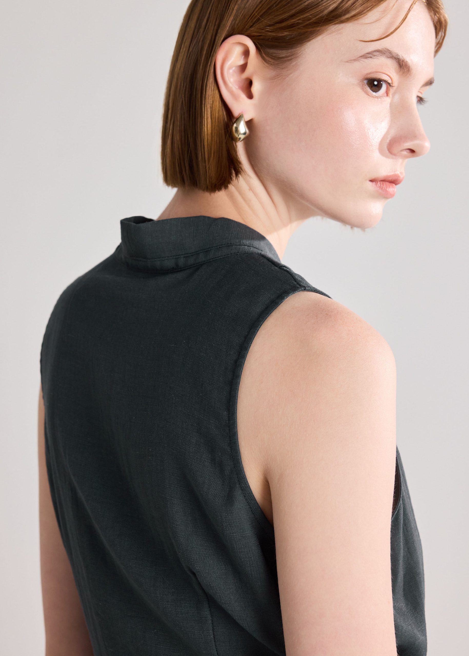 Peplum Top with Sash - Image 9