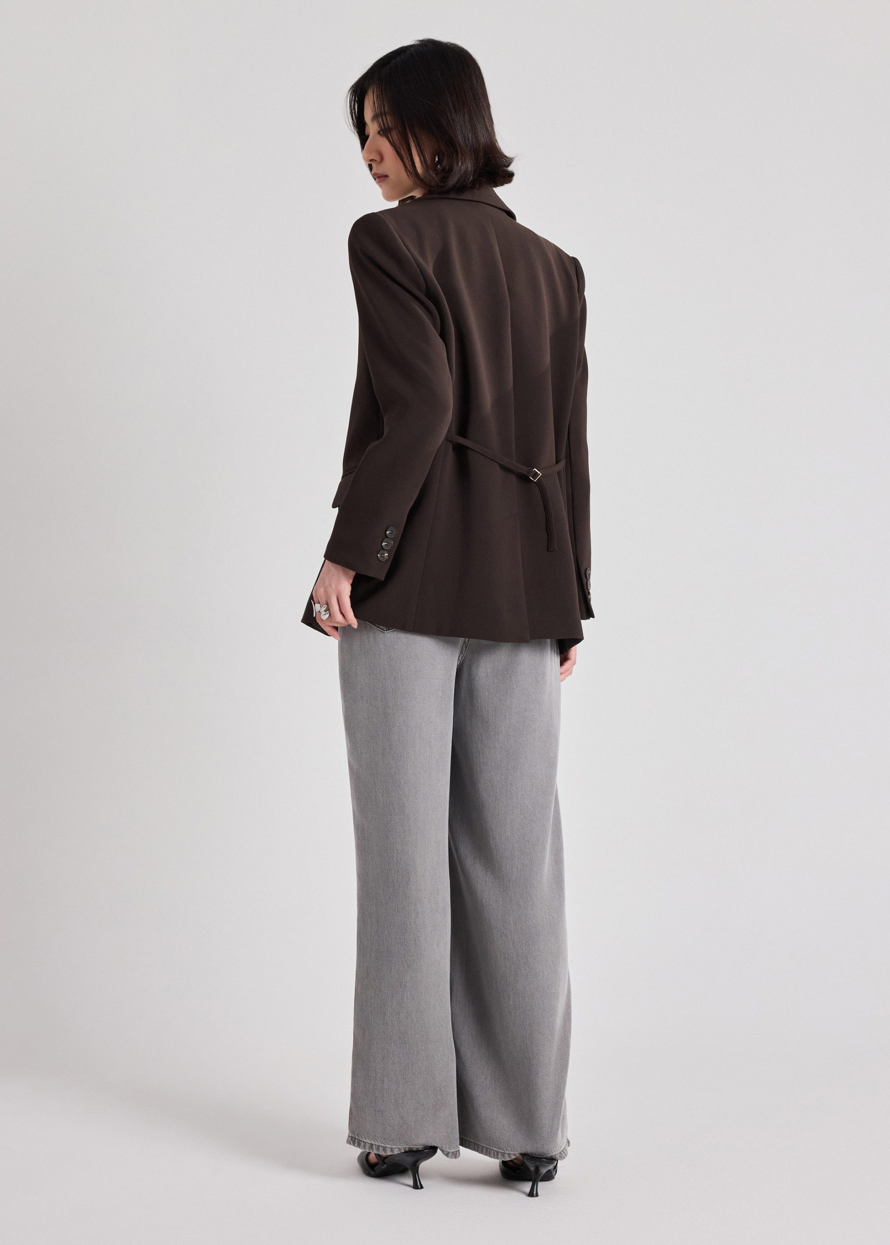 Rachel RuchedReady® Crepe Blazer - Image 4
