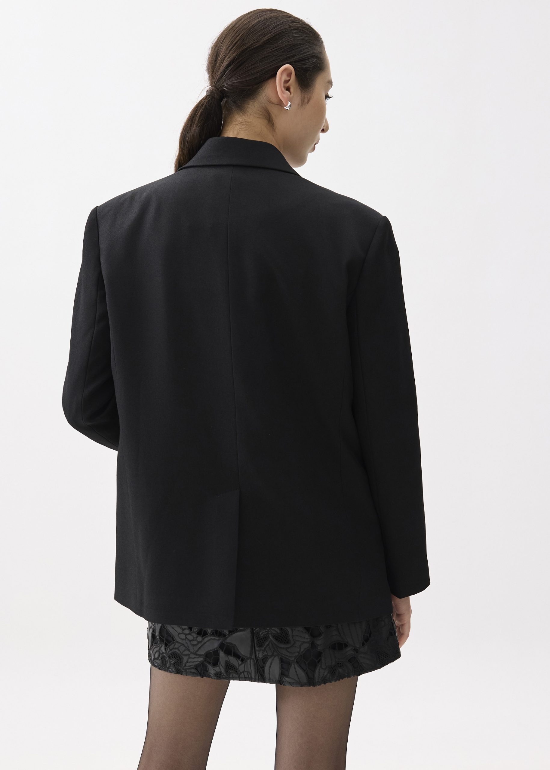 Love Bonito x AAGC Limited-edition RuchedReady® Rachel Blazer (in Black) - Image 6