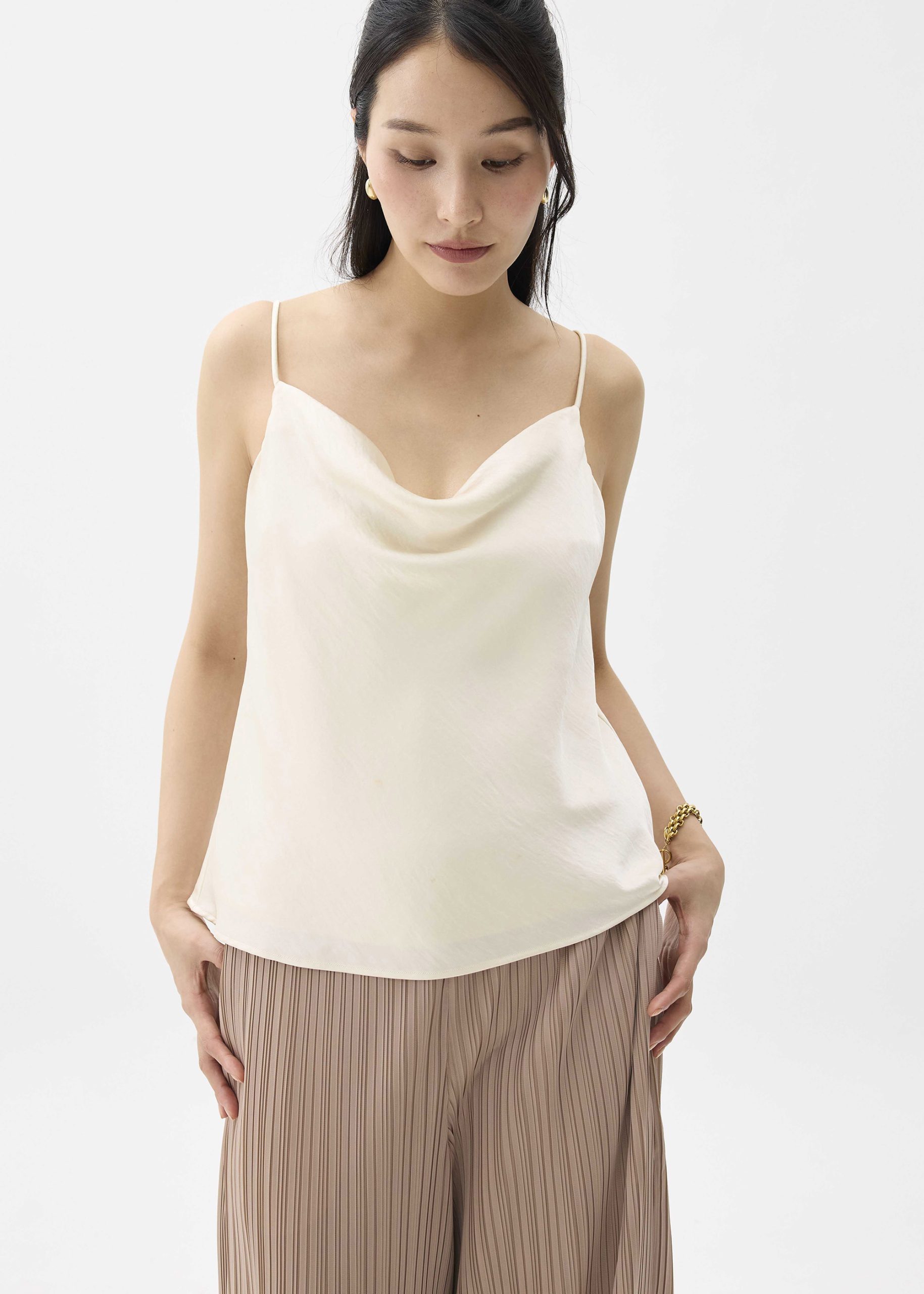 Sophia Cowl Neck Camisole Top - Image 11