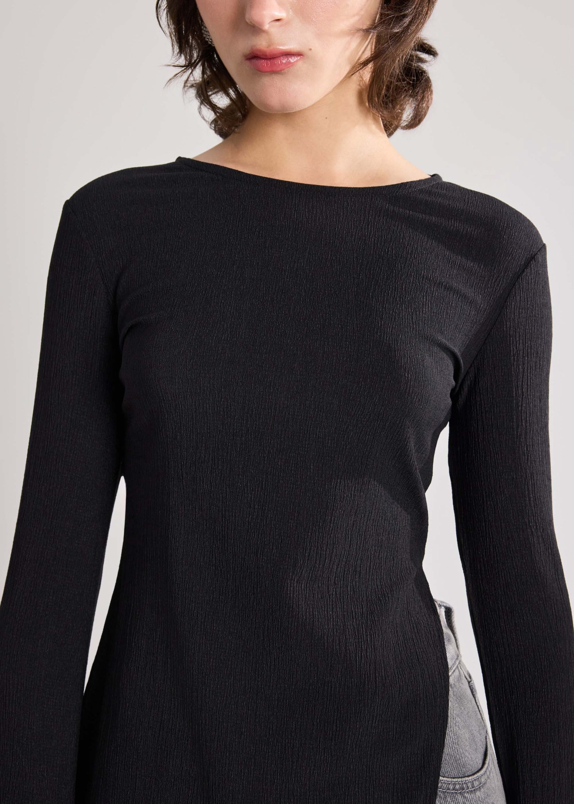 Side Slit Fitted Top - Image 4