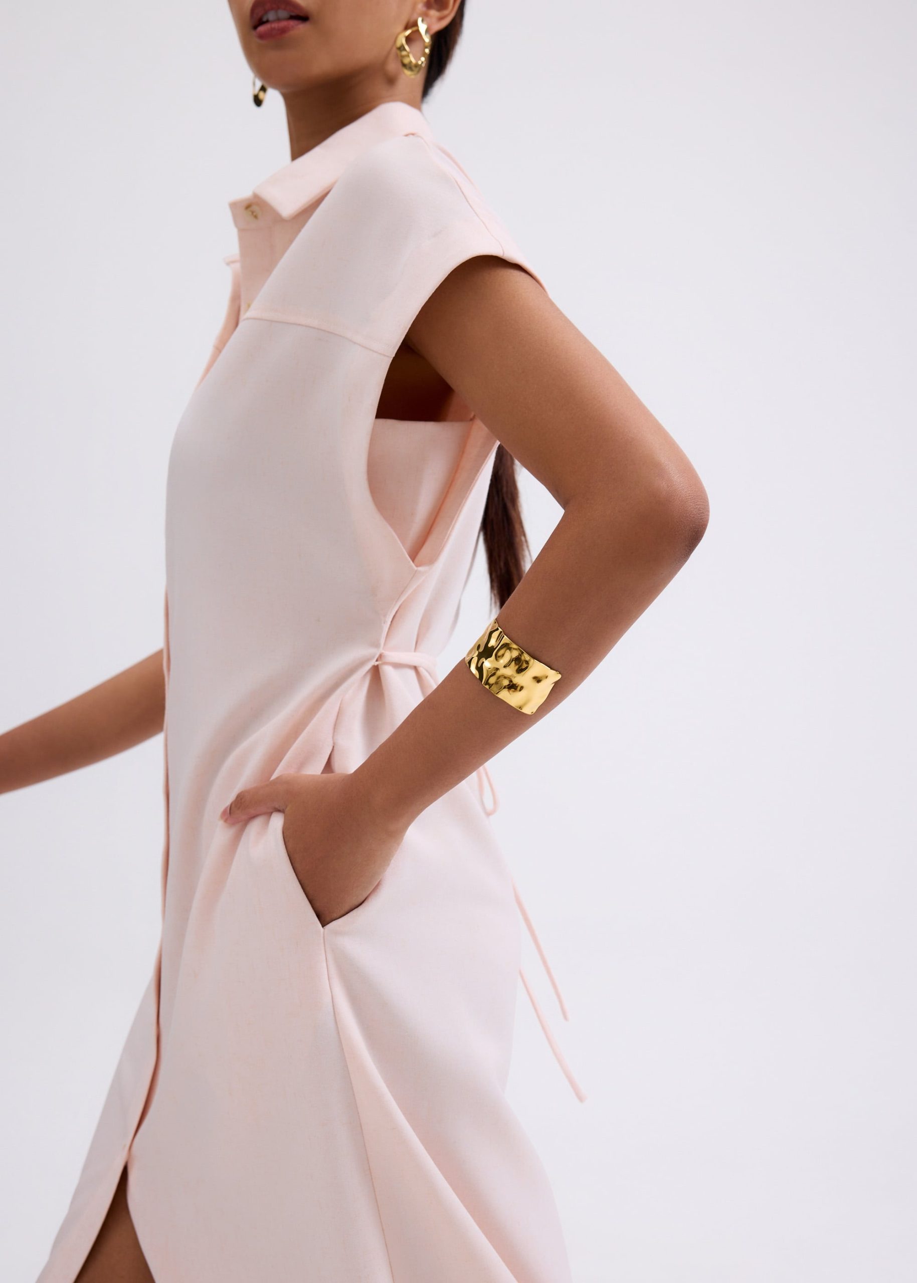 Lian Button Down Column Midaxi Dress - Image 2