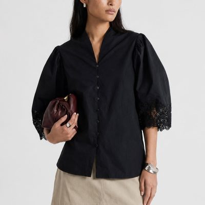 Love, Bonito x TOTON Lace Trim Kebaya Top