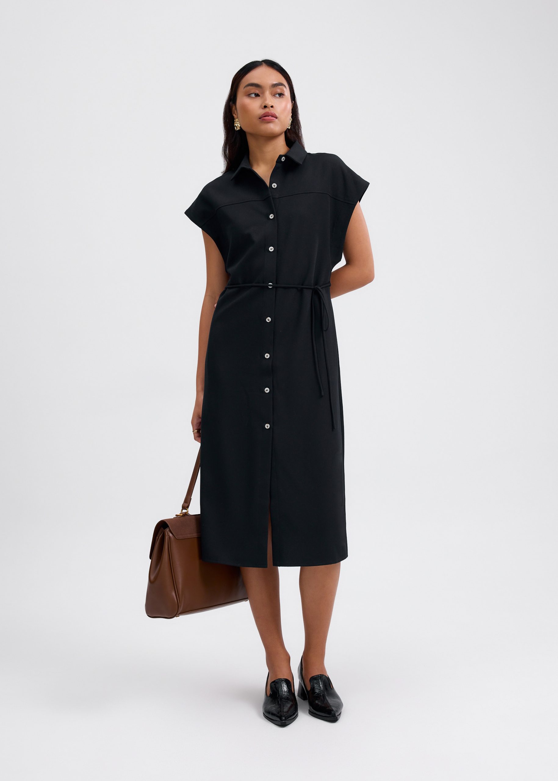 Lian Button Down Column Midaxi Dress - Image 14