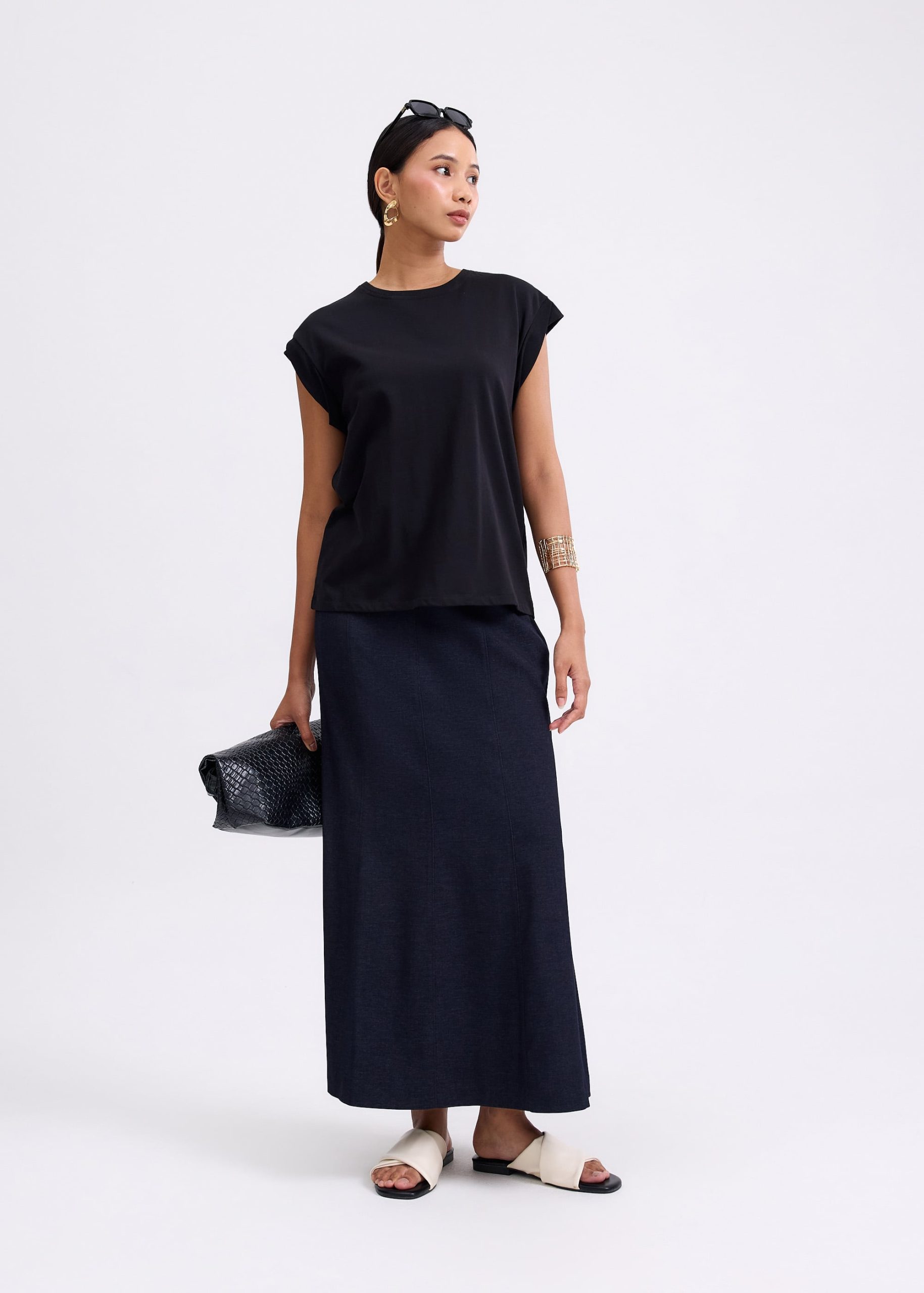 Gia Relaxed Jersey Muscle Tee - Image 2