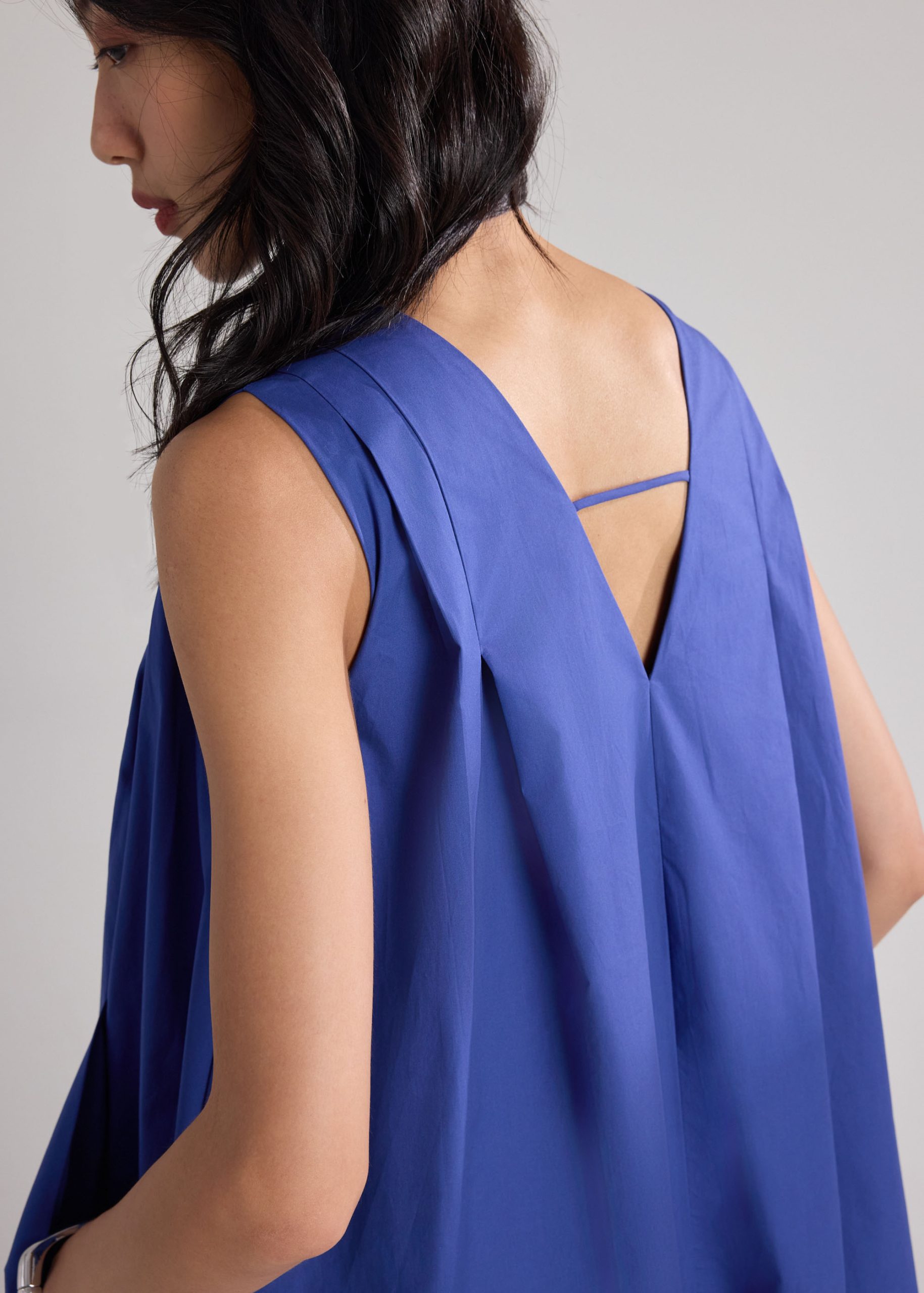 Cotton Trapeze Dress - Image 16