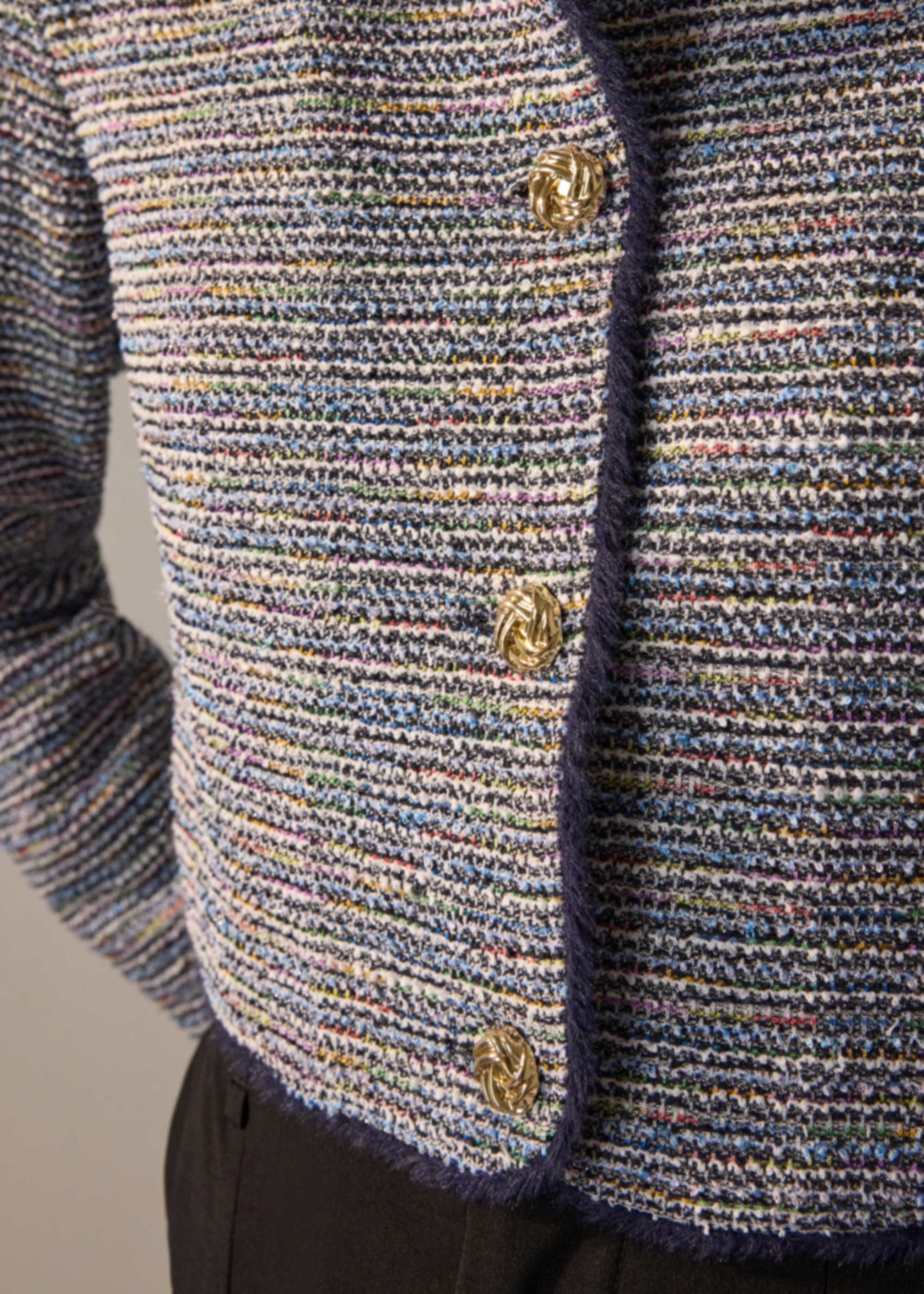 Sae RuchedReady® Stretch Tweed Boxy Jacket - Image 5