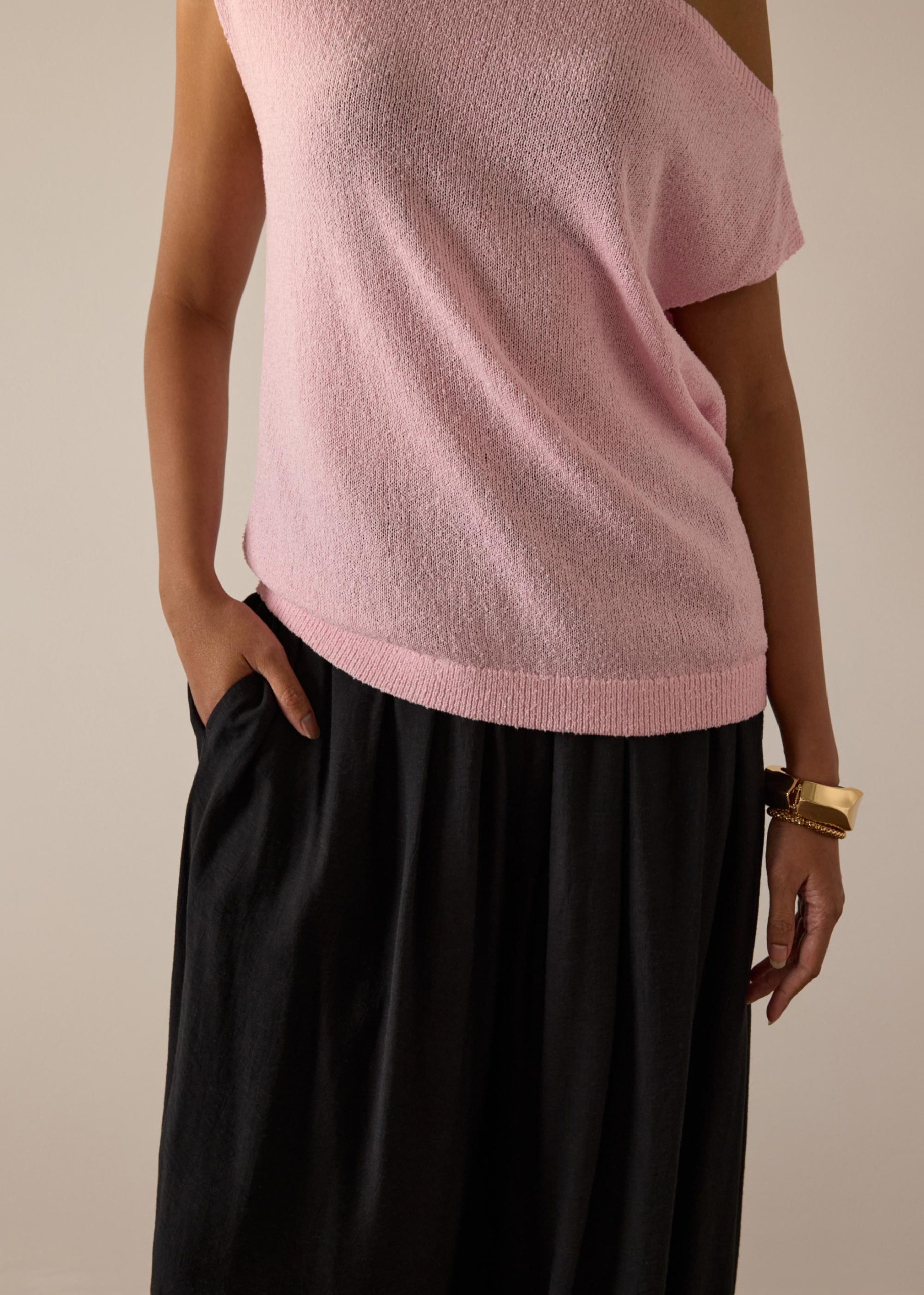 Knit Relaxed Long Top - Image 10