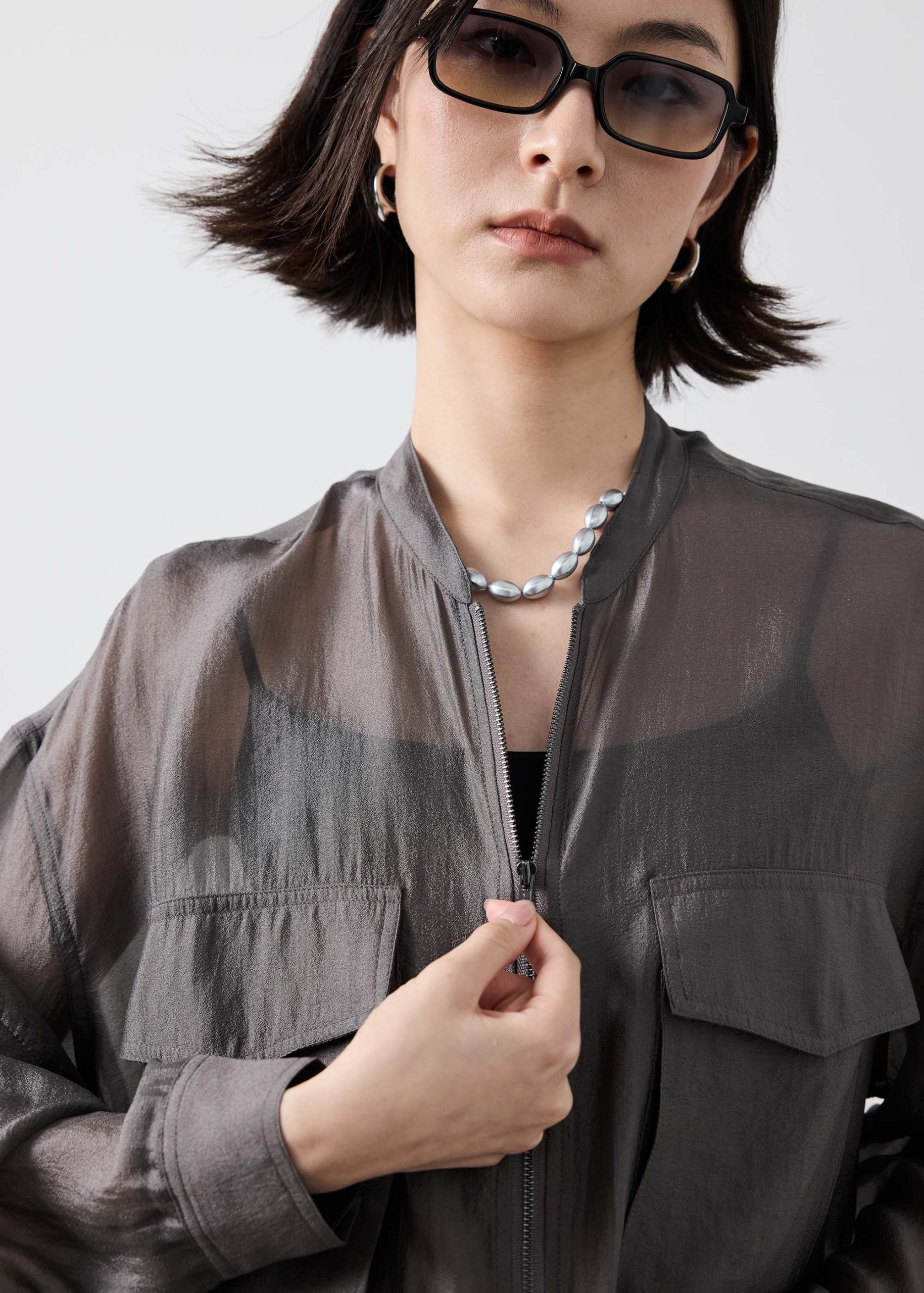 Georgette Cargo Jacket - Image 4