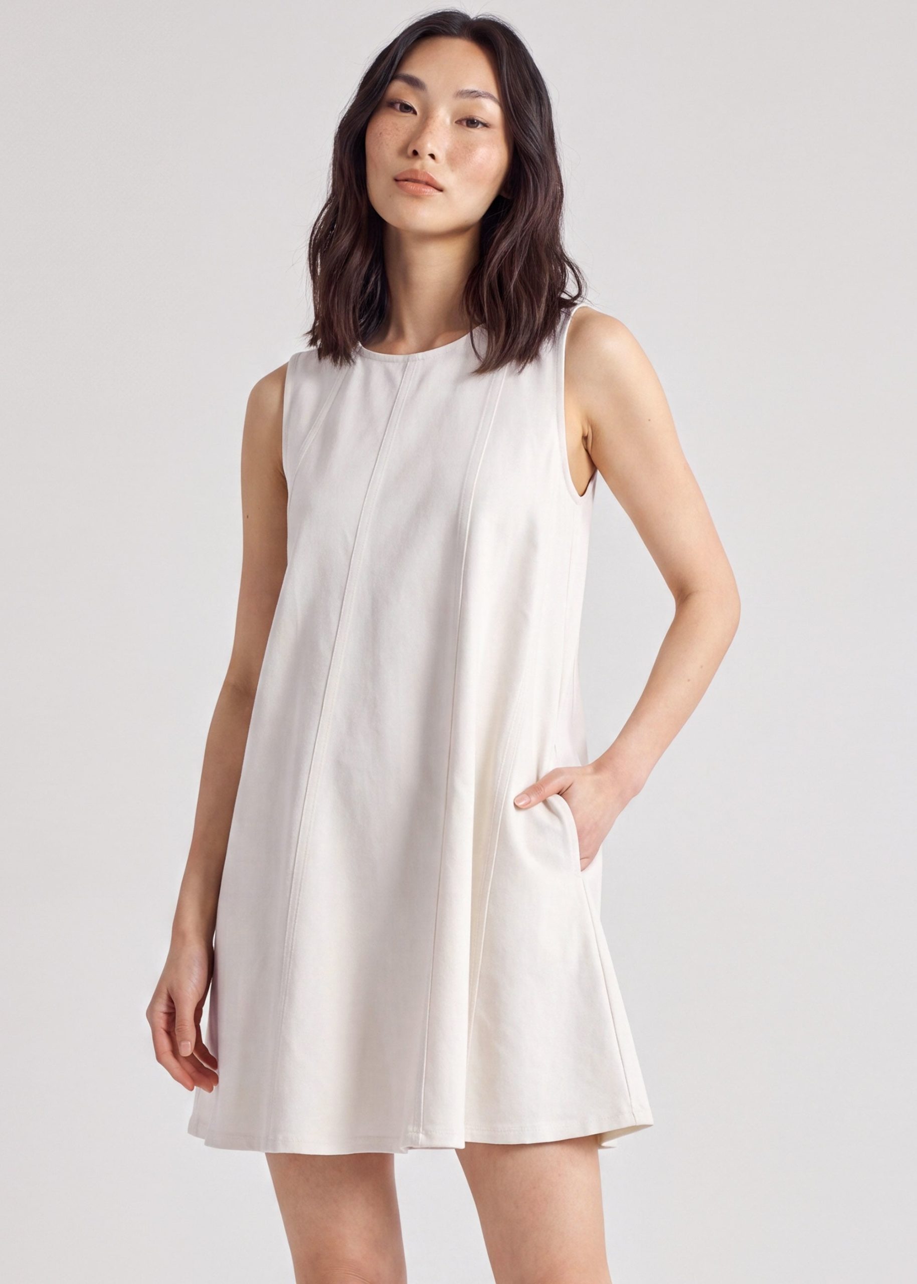 Flare Mini Dress - Image 3