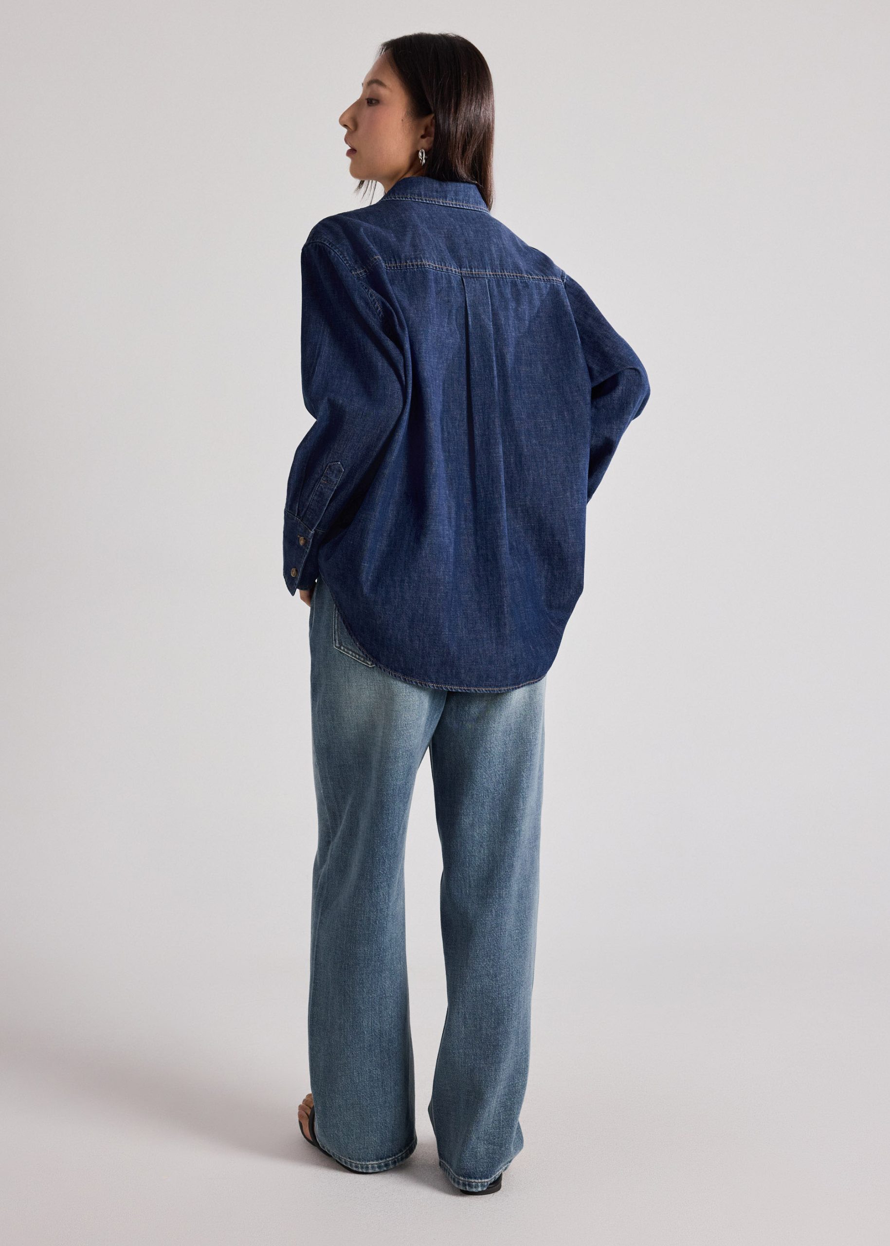 Oversized Denim Shirt - Image 3