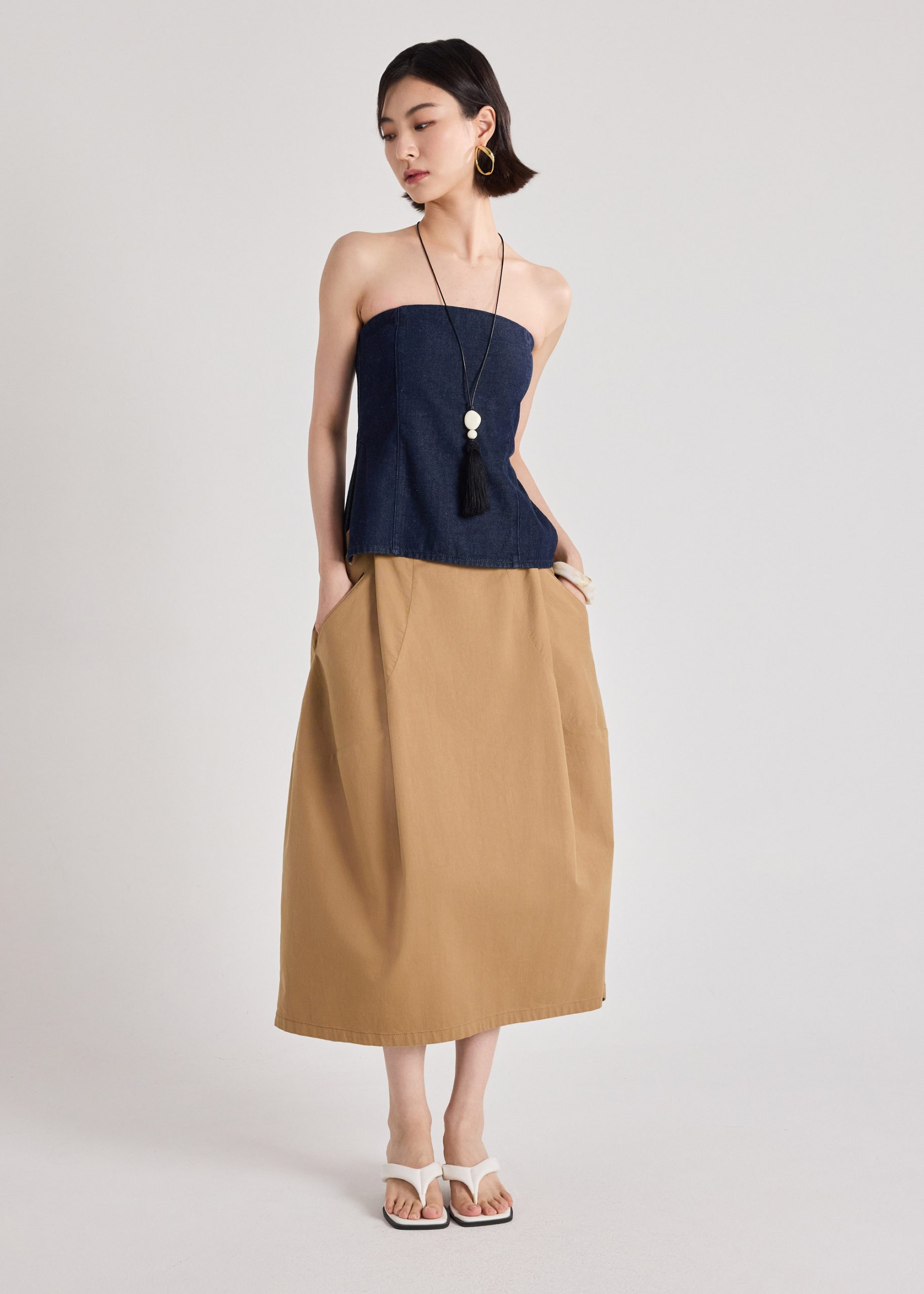 BraFree by LB Denim Tube Top - Image 3